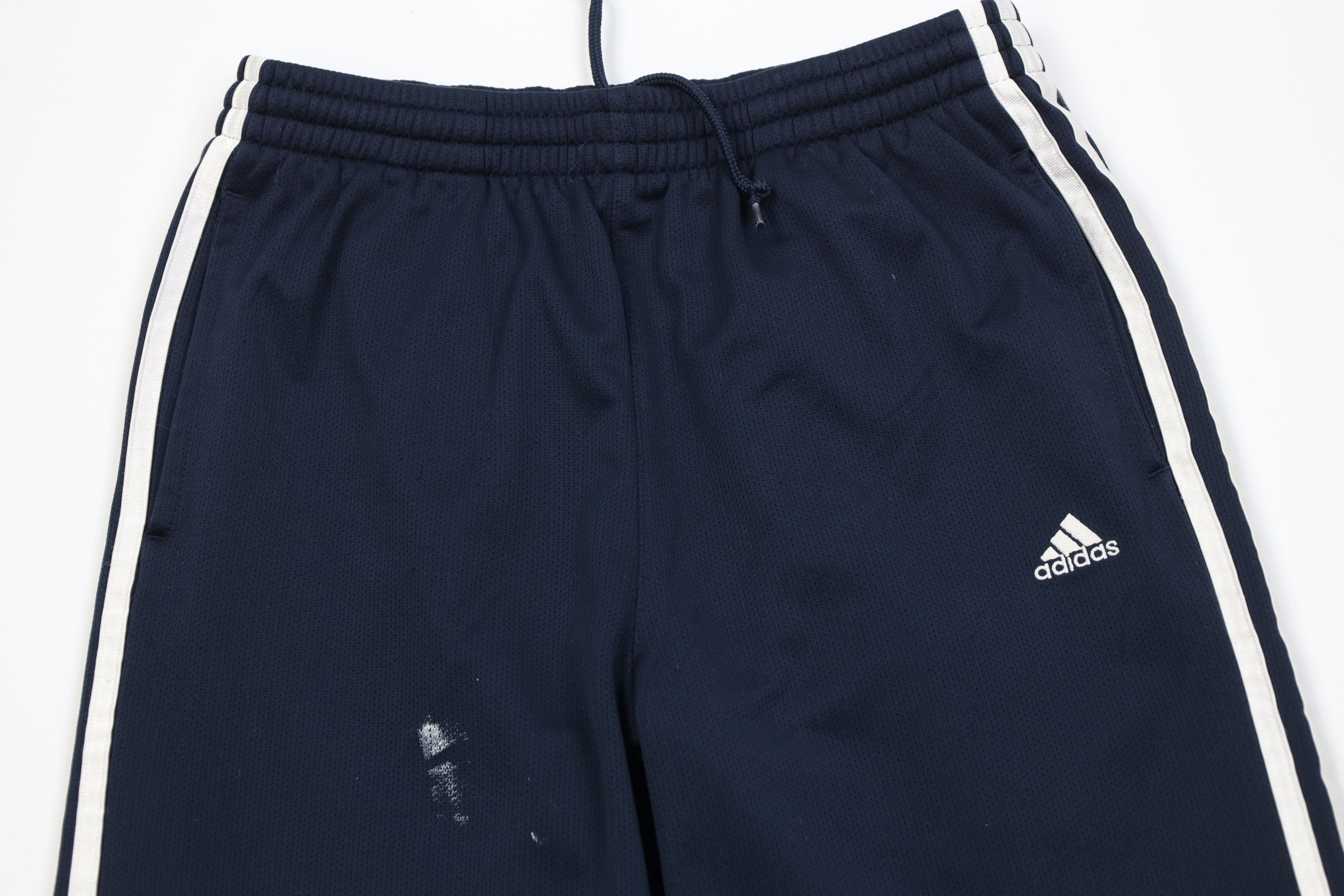 Adidas Vintage Y2K Adidas Babydoll Knit Wide Leg Sweatpants Blue Size 28" / US 6 / IT 42 - 2 Thumbnail