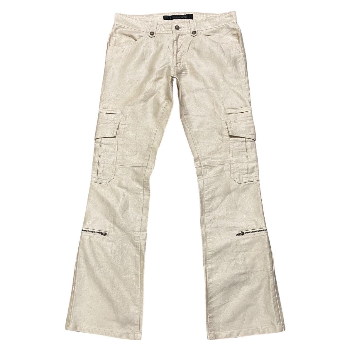 Schlussel Schlussel Cargo Flare Pants Shining Size US 29 - 2 Thumbnail