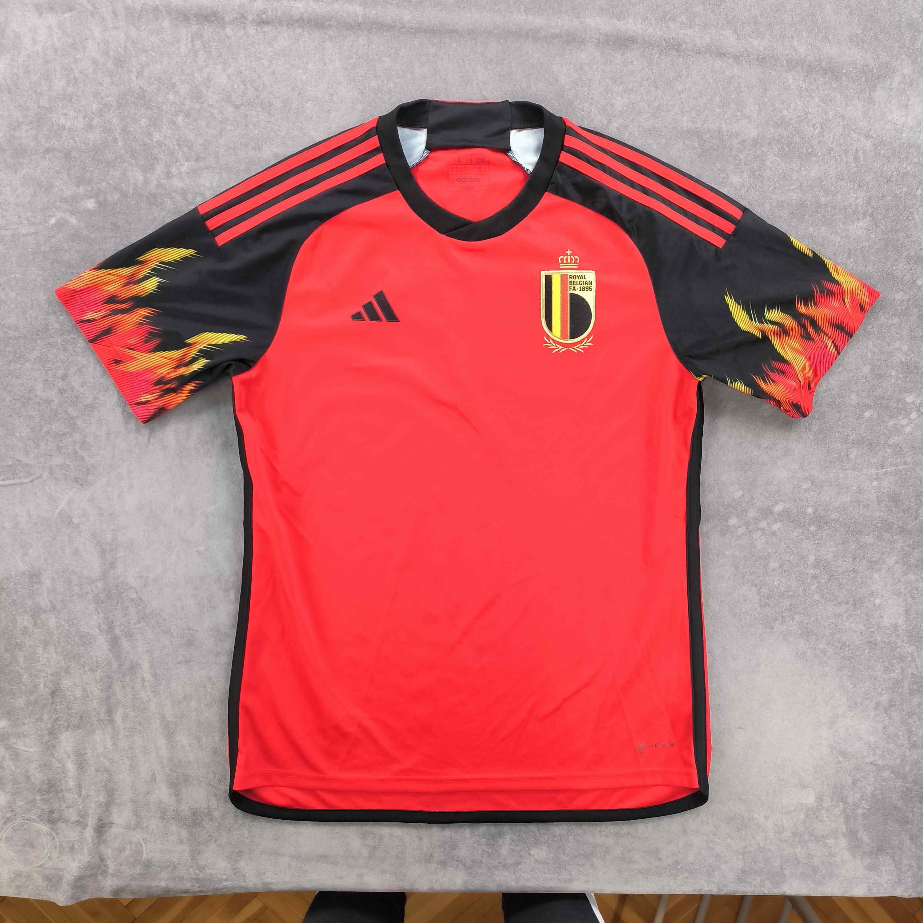 Belgium 2022-24 Adidas home football jersey shirt size L