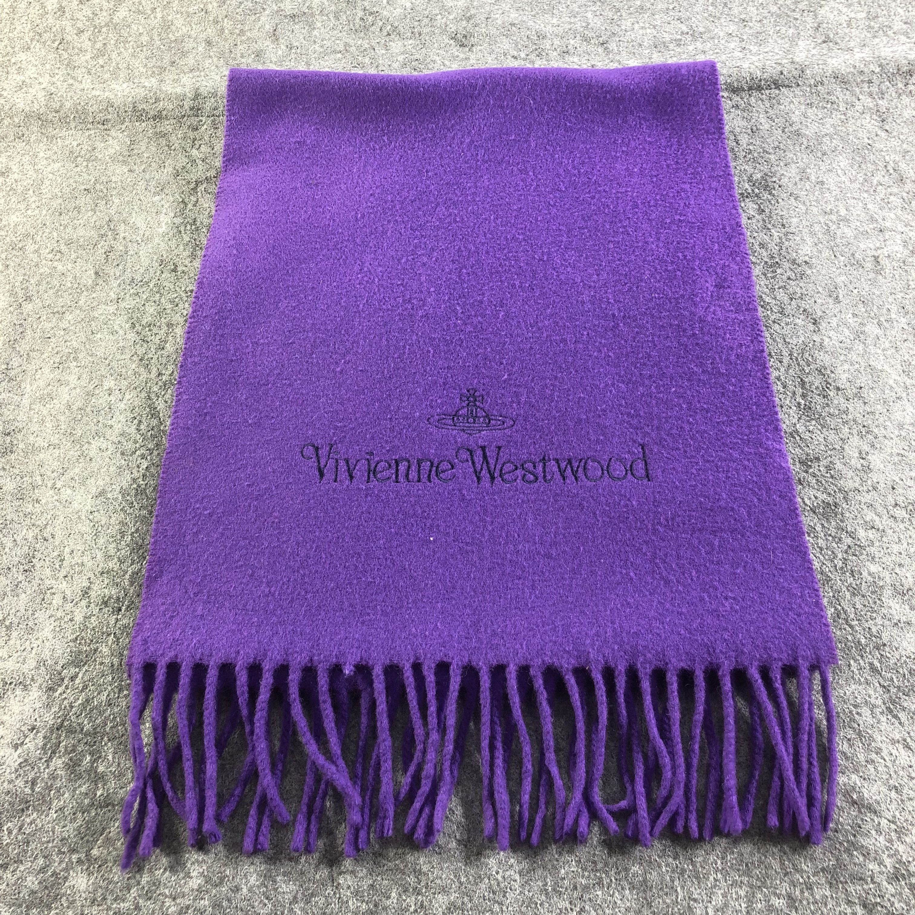 Vivienne Westwood Vivienne Westwood Wool Scarf Muffler V1793 Size ONE SIZE - 2 Thumbnail