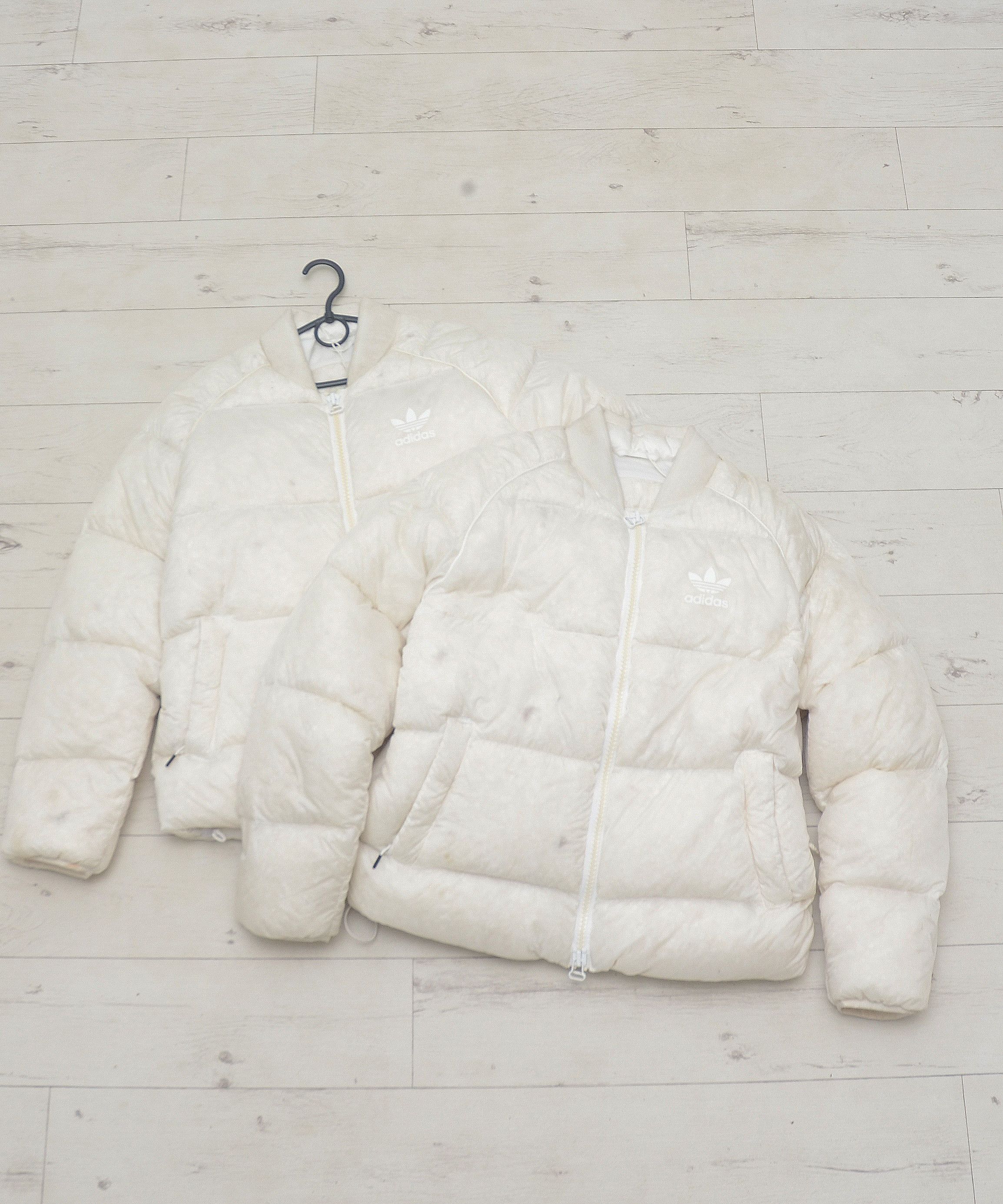 Adidas Streetwear Adidas SST Pure White Down Puffer Bomber Jacket Winter Grailed