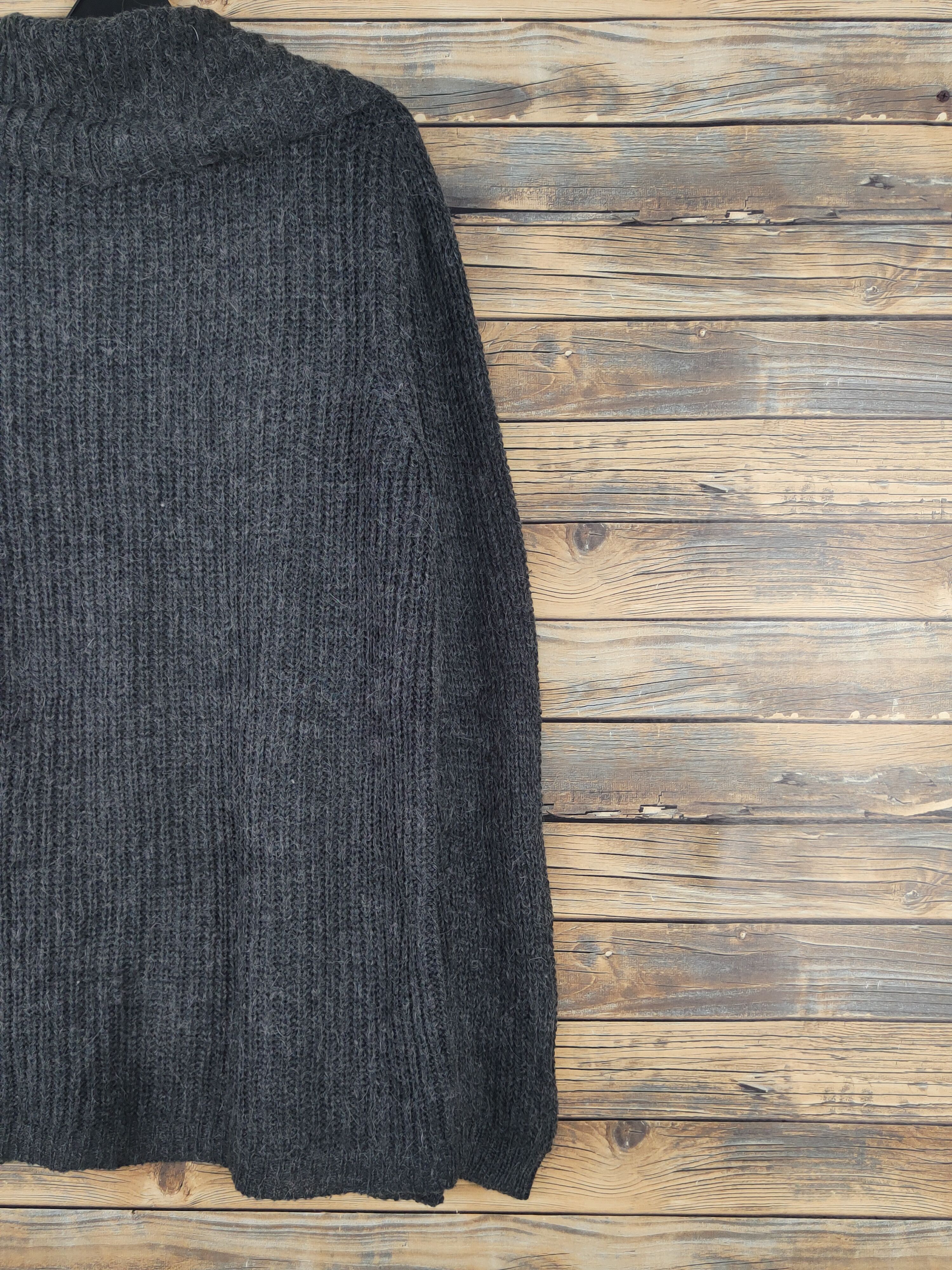 Homespun Knitwear Shoo La Rue Dark Gray Knitwear Cardigan #W1288 Size US M / EU 48-50 / 2 - 9 Thumbnail