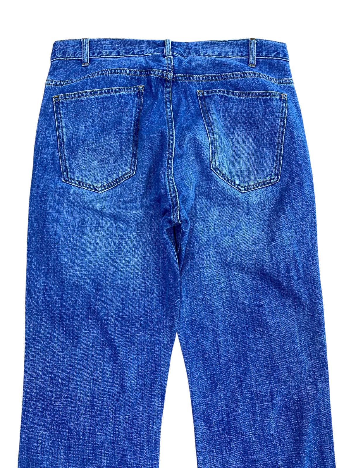 URBAN RESEARCH DOORS Urban Research Brand Ripped Patchwork Style Hairy Leg Jeans Size US 32 / EU 48 - 4 Thumbnail