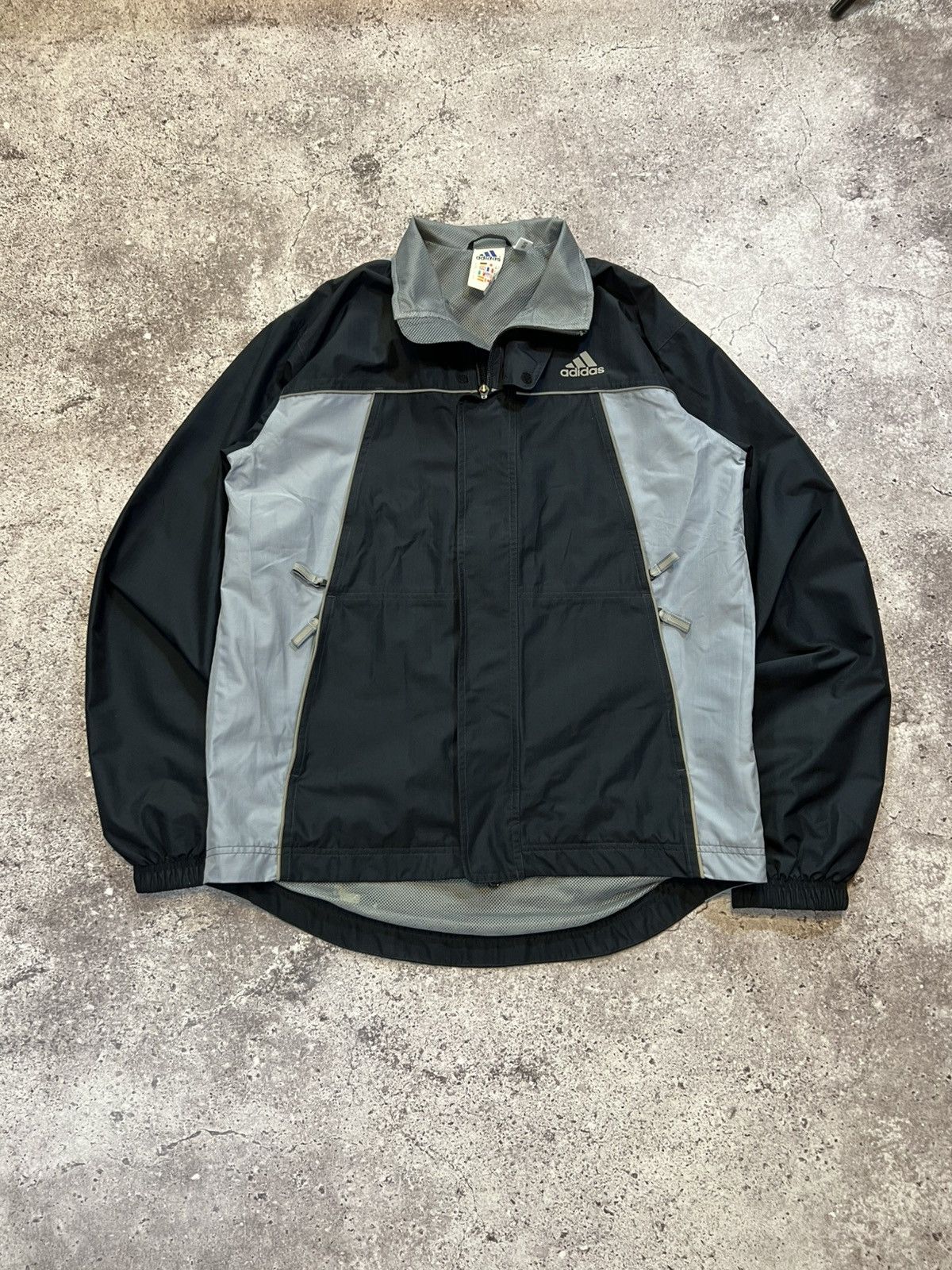 Adidas Vintage Adidas equipment Track jacket Nylon Drill Y2K Size US S / EU 44-46 / 1 - 2 Thumbnail