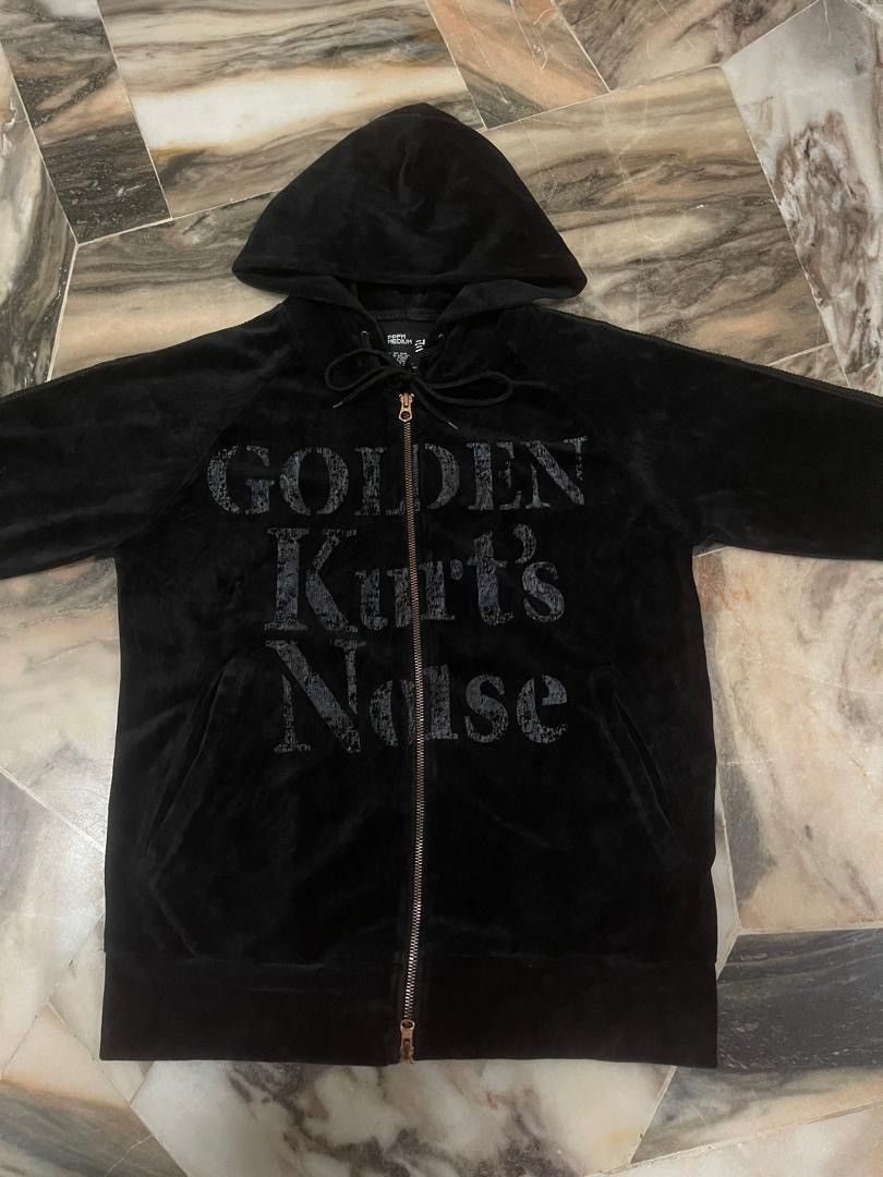 PPFM PPFM Detroit Golden Kurt’s Noise Velvet Hoodie Size US M / EU 48-50 / 2 - 3 Thumbnail