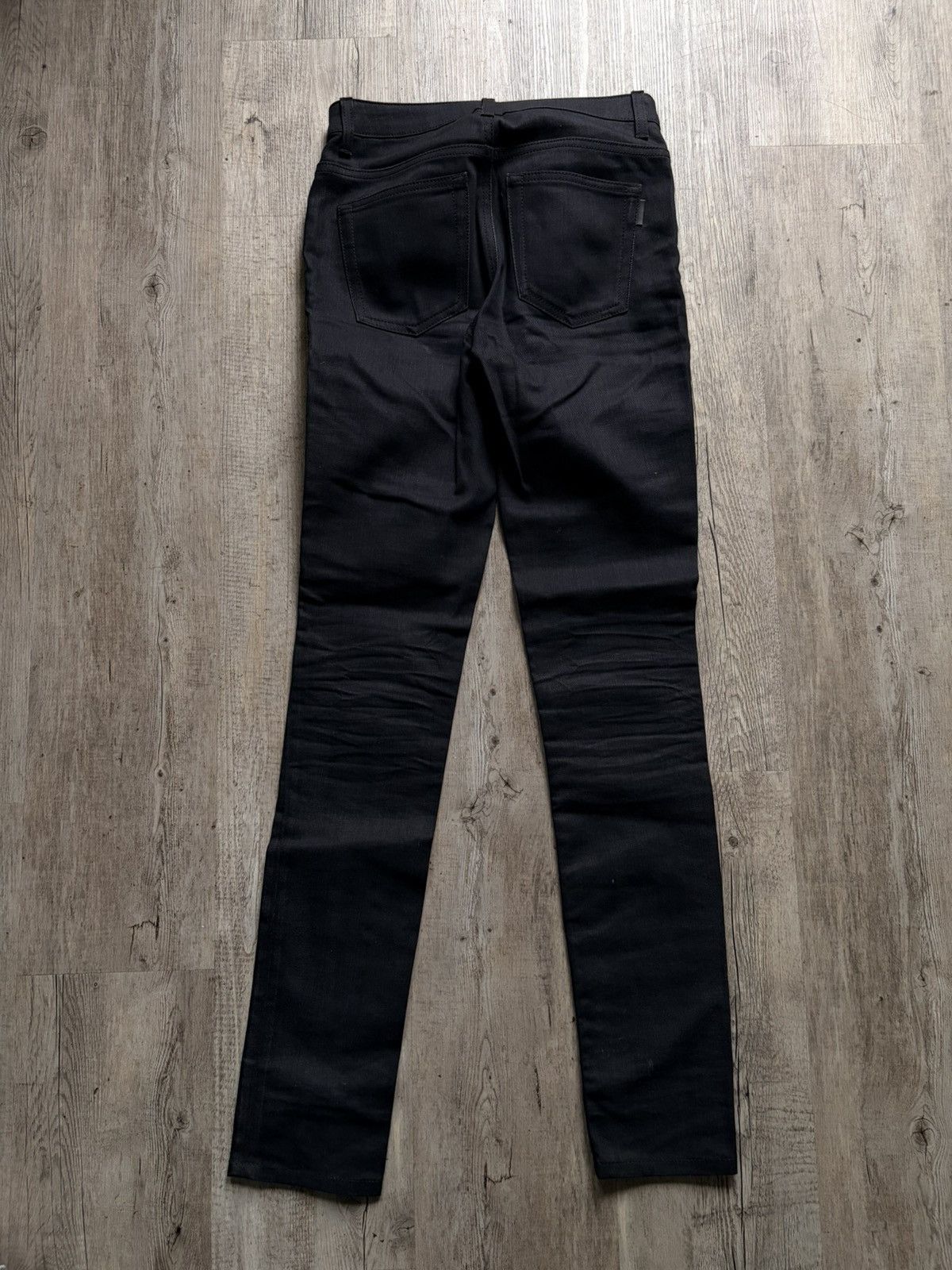 Saint Laurent Paris Saint Laurent d05 high waist black denim pants Size 26" / US 2 / IT 38 - 2 Thumbnail