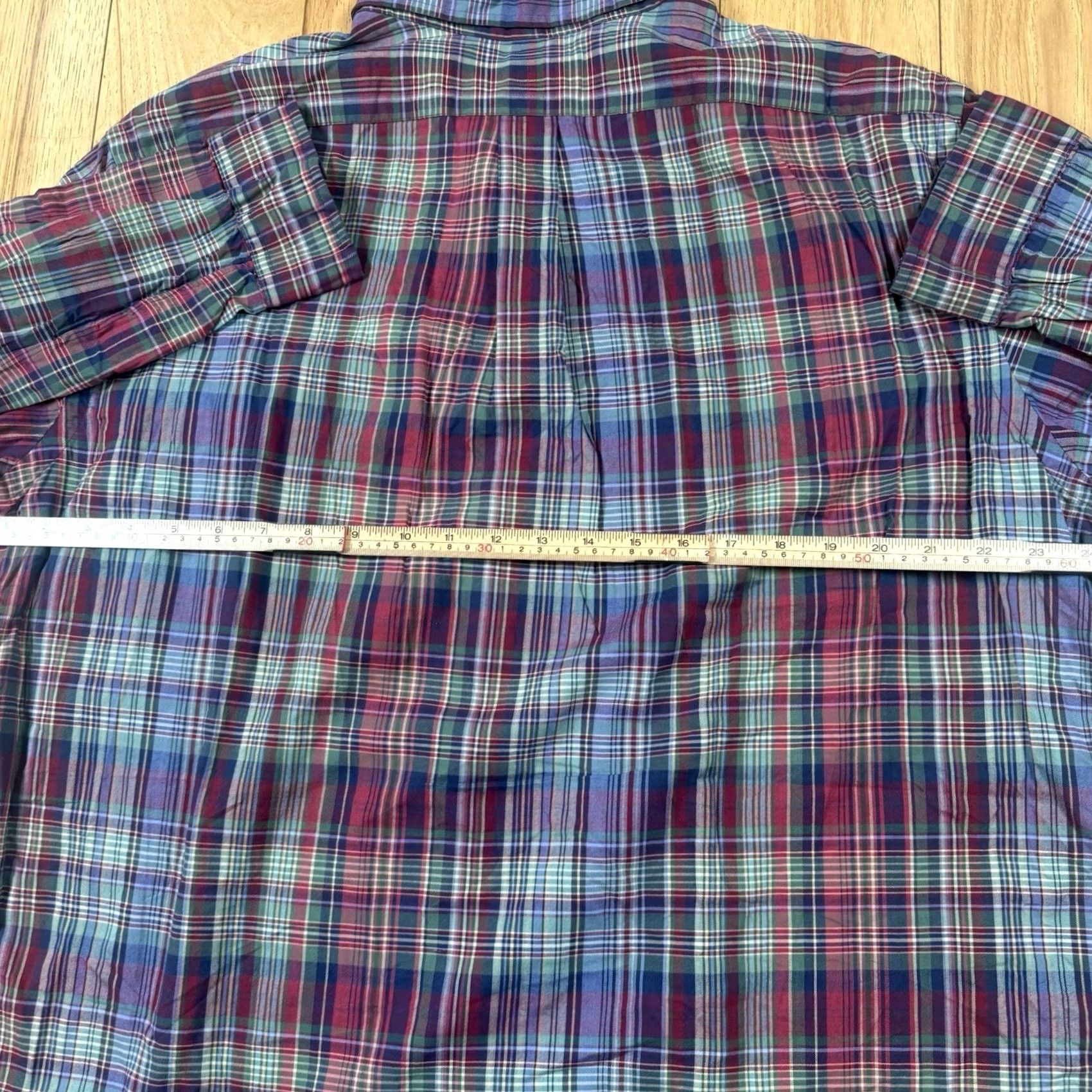 Polo Ralph Lauren Polo Ralph Lauren Button Shirt Mens XXL Plaid Long Sleeve Light Size US XXL / EU 58 / 5 - 4 Thumbnail