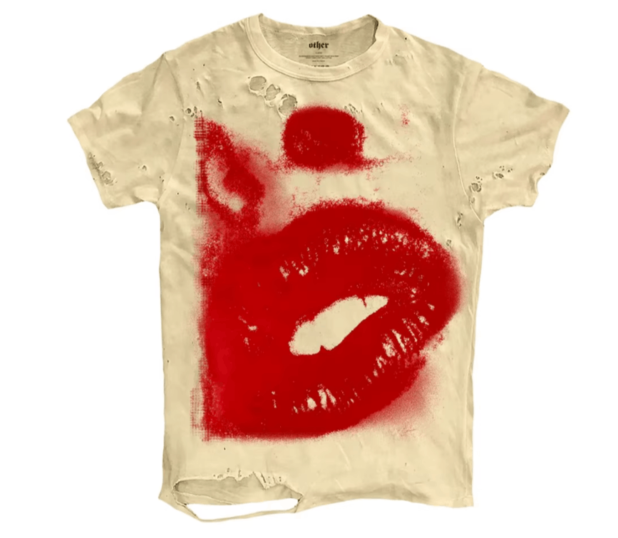 Japanese Brand Lips Graphic Ripped Men T-shirt Summer Size US L / EU 52-54 / 3 - 3 Thumbnail
