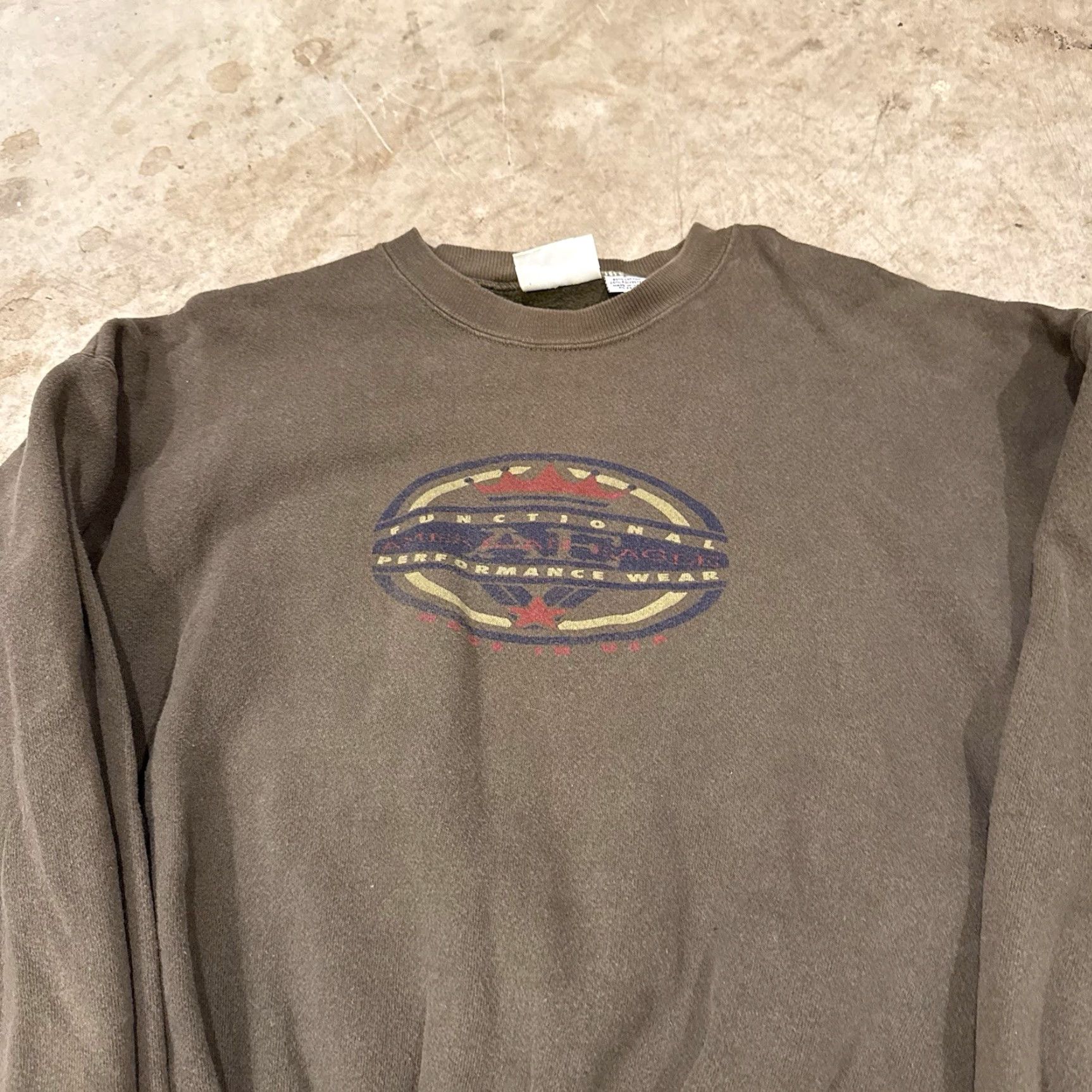 American Eagle Outfitters VINTAGE American Eagle Sweatshirt BOXY M/L Army Green 90's Retro Streetwear Mens Size US M / EU 48-50 / 2 - 2 Thumbnail