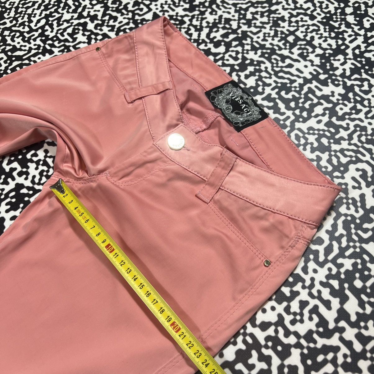 Versace Vintage Y2K Versace Luxury Casual Medusa Logo Pants Size 26" / US 2 / IT 38 - 20 Thumbnail