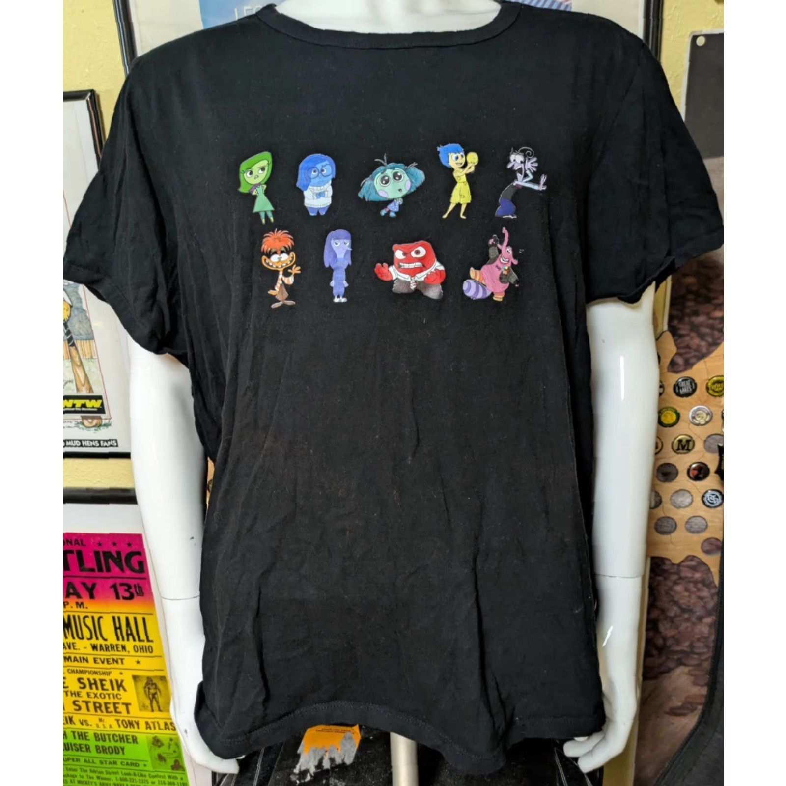 Old Navy Womens Old Navy T-Shirt Shirt 4XL Black Disney Inside Out Minnie Mouse Casual Womens Size XXL / US 16-18 / IT 52-54 - 2 Thumbnail