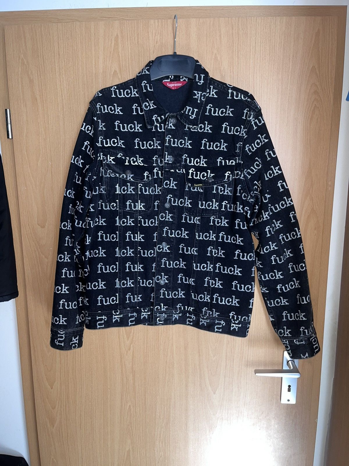 Supreme Supreme Fuck Denim Jacket Size US L / EU 52-54 / 3 - 2 Thumbnail