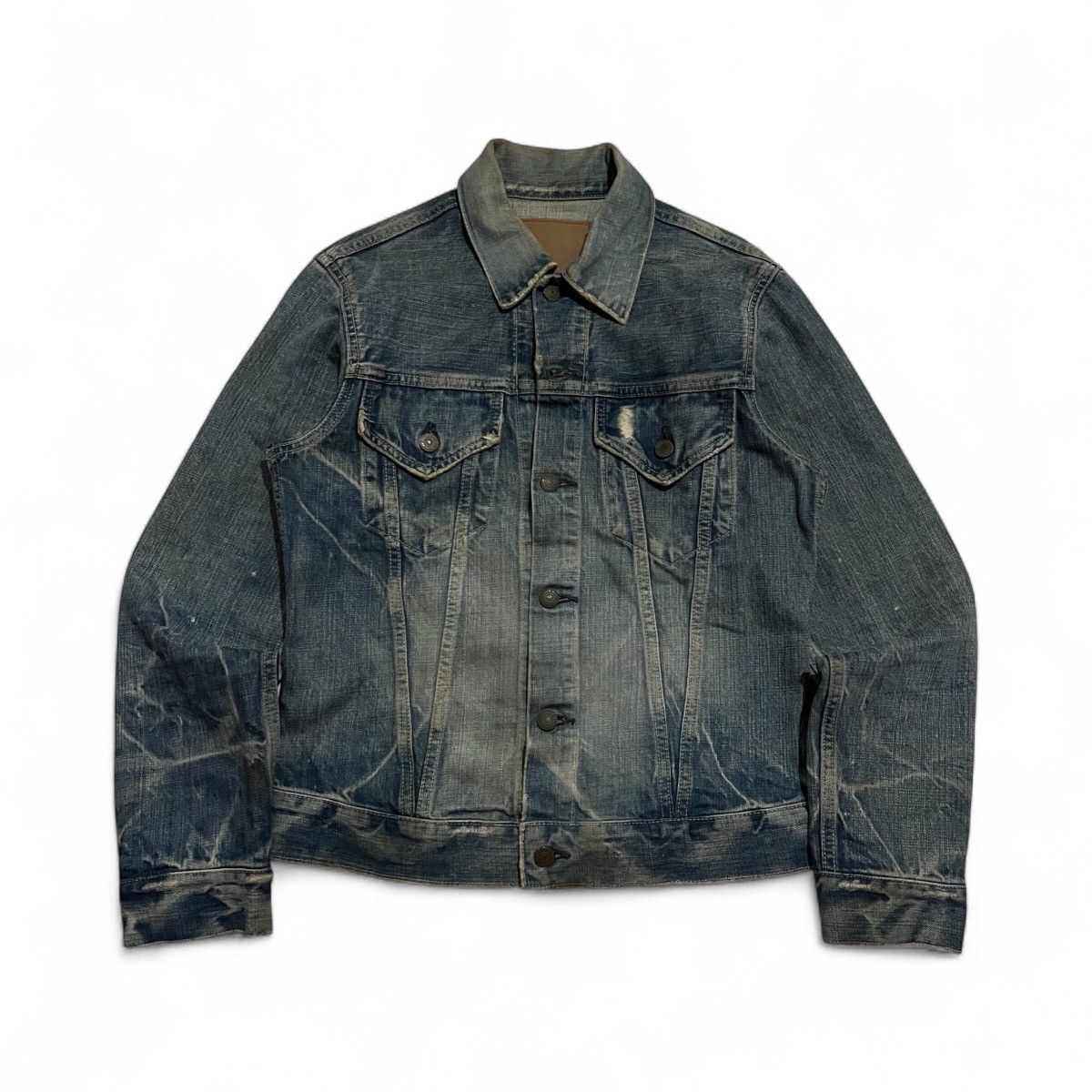OMNIGOD Vintage Trucker Denim Jacket Omnigod Size US M / EU 48-50 / 2 - 1 Thumbnail