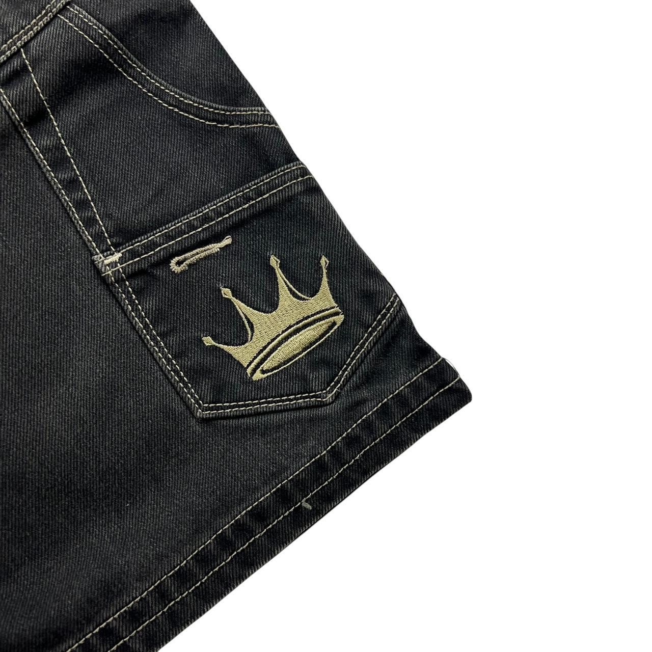 JNCO Vintage Jnco Crown Carpenter Denim Shorts / Jorts - Waist 27 Size US 27 - 3 Thumbnail