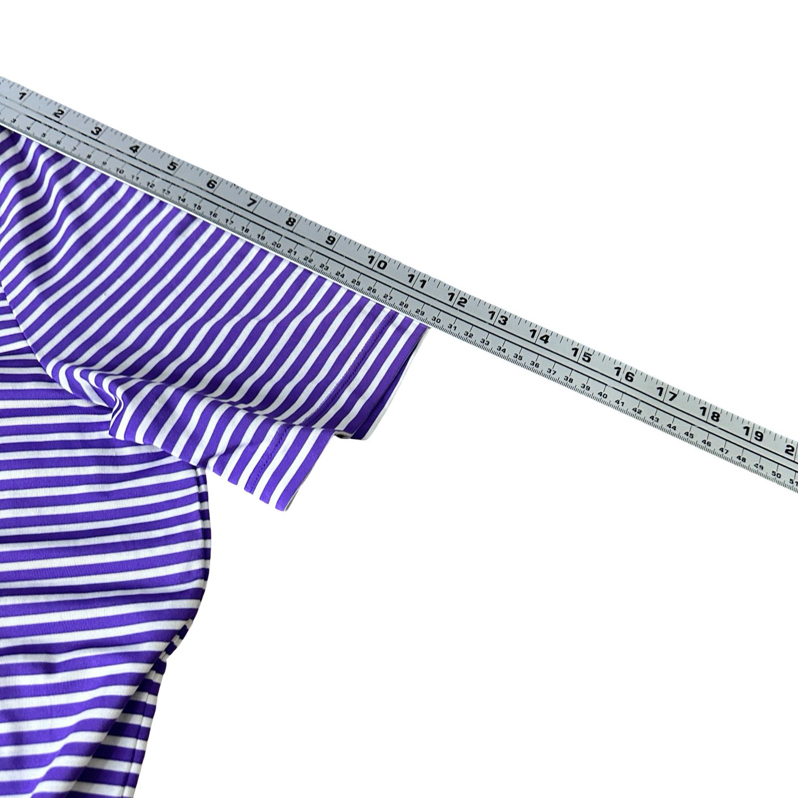 Polo Ralph Lauren Polo Ralph Lauren Performance Polo Shirt Men L Purple White Size US L / EU 52-54 / 3 - 9 Thumbnail
