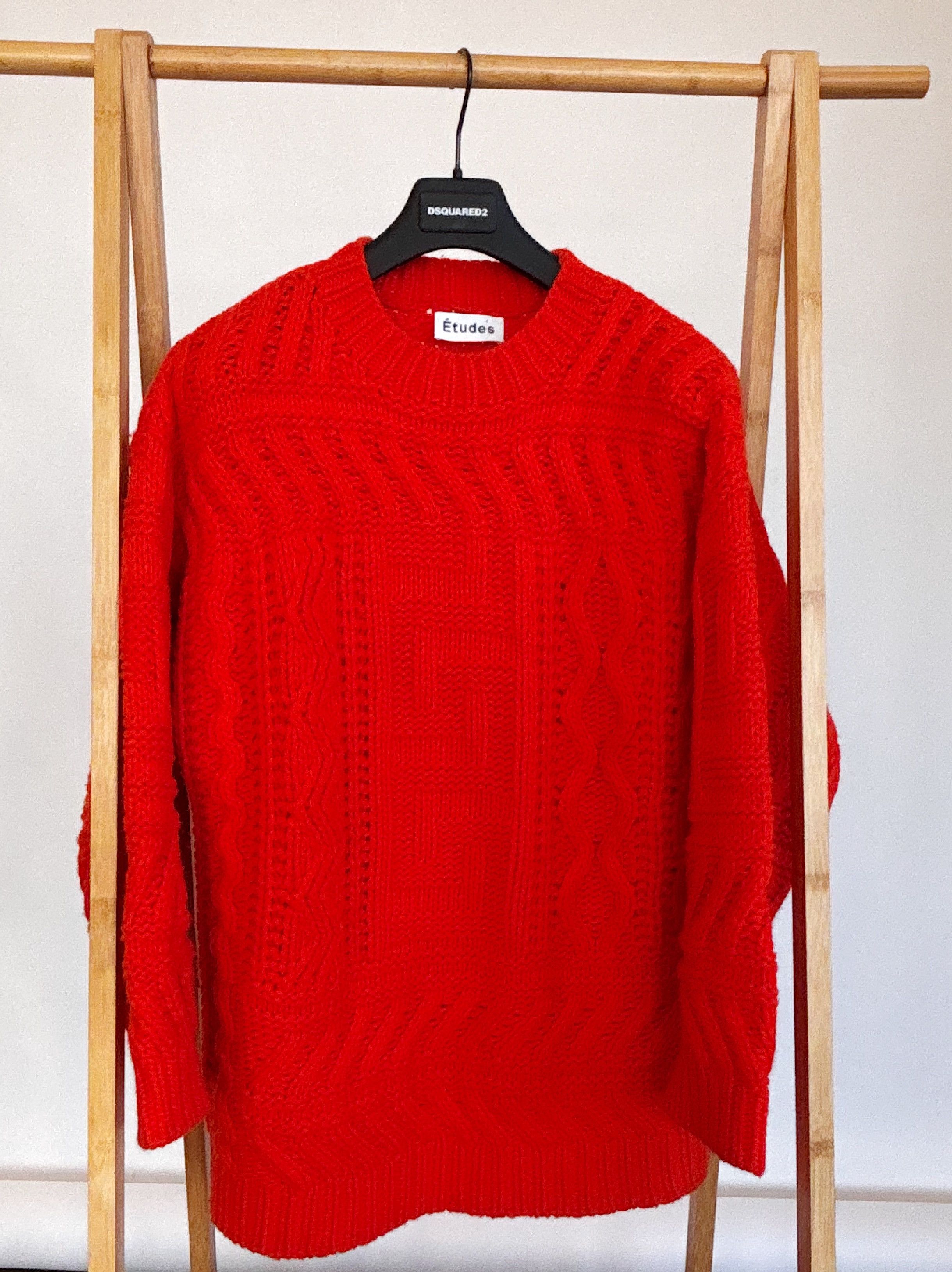 Etudes ETUDES chunky ribbed sweater in orange size s/m Size US S / EU 44-46 / 1 - 1 Thumbnail