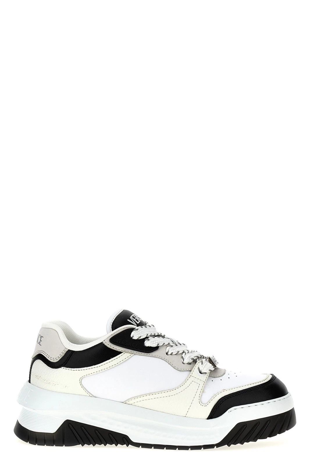 Versace VERSACE Odissea B/W Leather Sneakers New Authentic Size US 11 / EU 44 - 1 Thumbnail