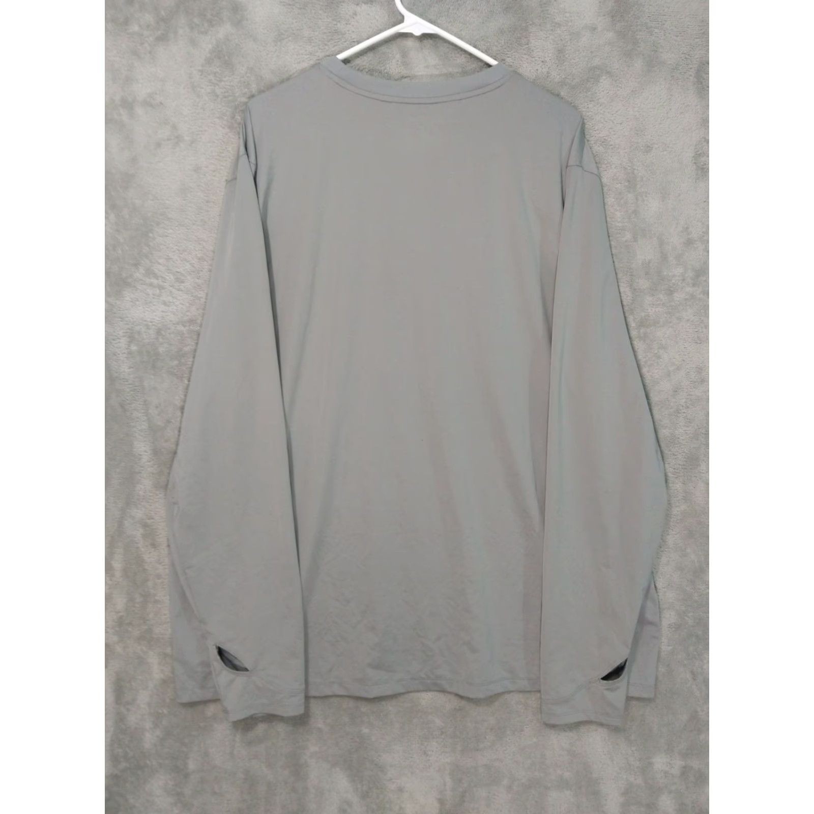 Duluth Trading Company Duluth Trading Co. Shirt Mens 2XL Gray Regular Fit Long Sleeve Crew Neck Shirt Size US XXL / EU 58 / 5 - 2 Thumbnail