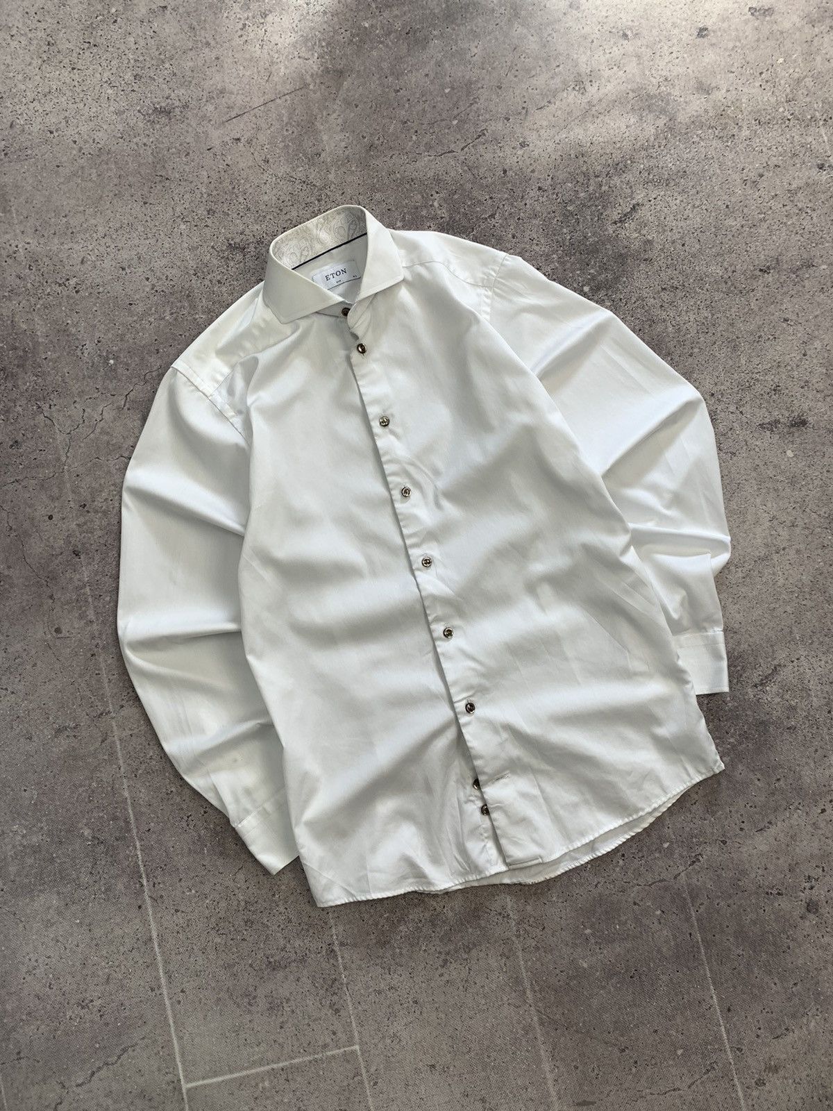 Eton × Vintage Vintage Y2K shirt Eton OldMoney Avant garde watanage faded Size US M / EU 48-50 / 2 - 3 Thumbnail