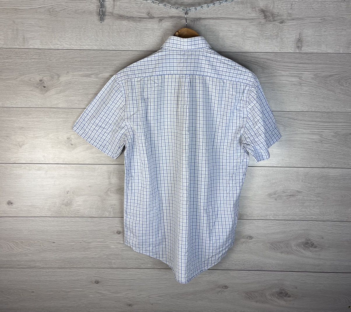 Yves Saint Laurent Vintage Mens Button Down Shirt Short Sleeve YSL Size US L / EU 52-54 / 3 - 10 Thumbnail