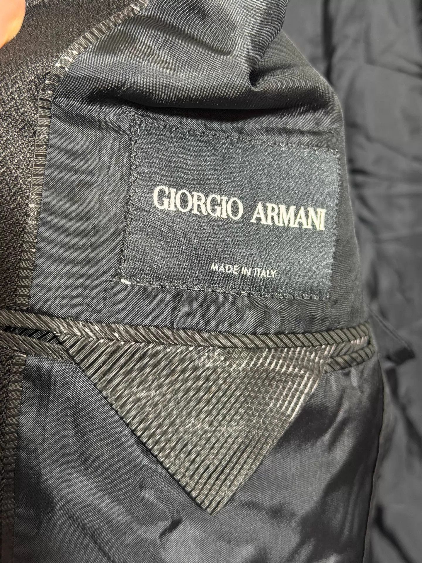 Giorgio Armani Black Single-Breasted Formal Blazer Size US XXS / EU 40 - 7 Thumbnail