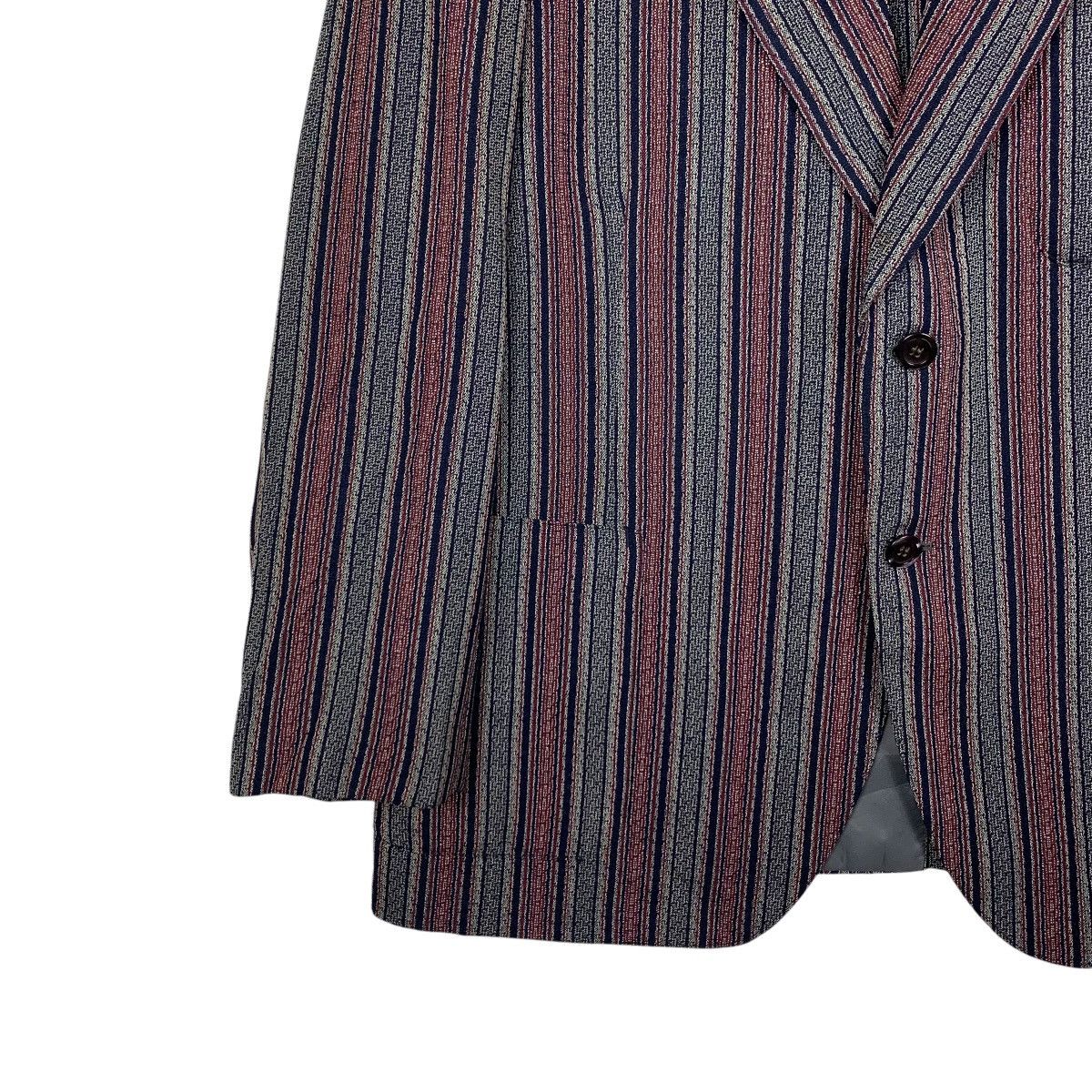 Vintage THREE JET Wool Striped Tailored Jacket Blazer #2879-C130 Size 42R - 5 Thumbnail