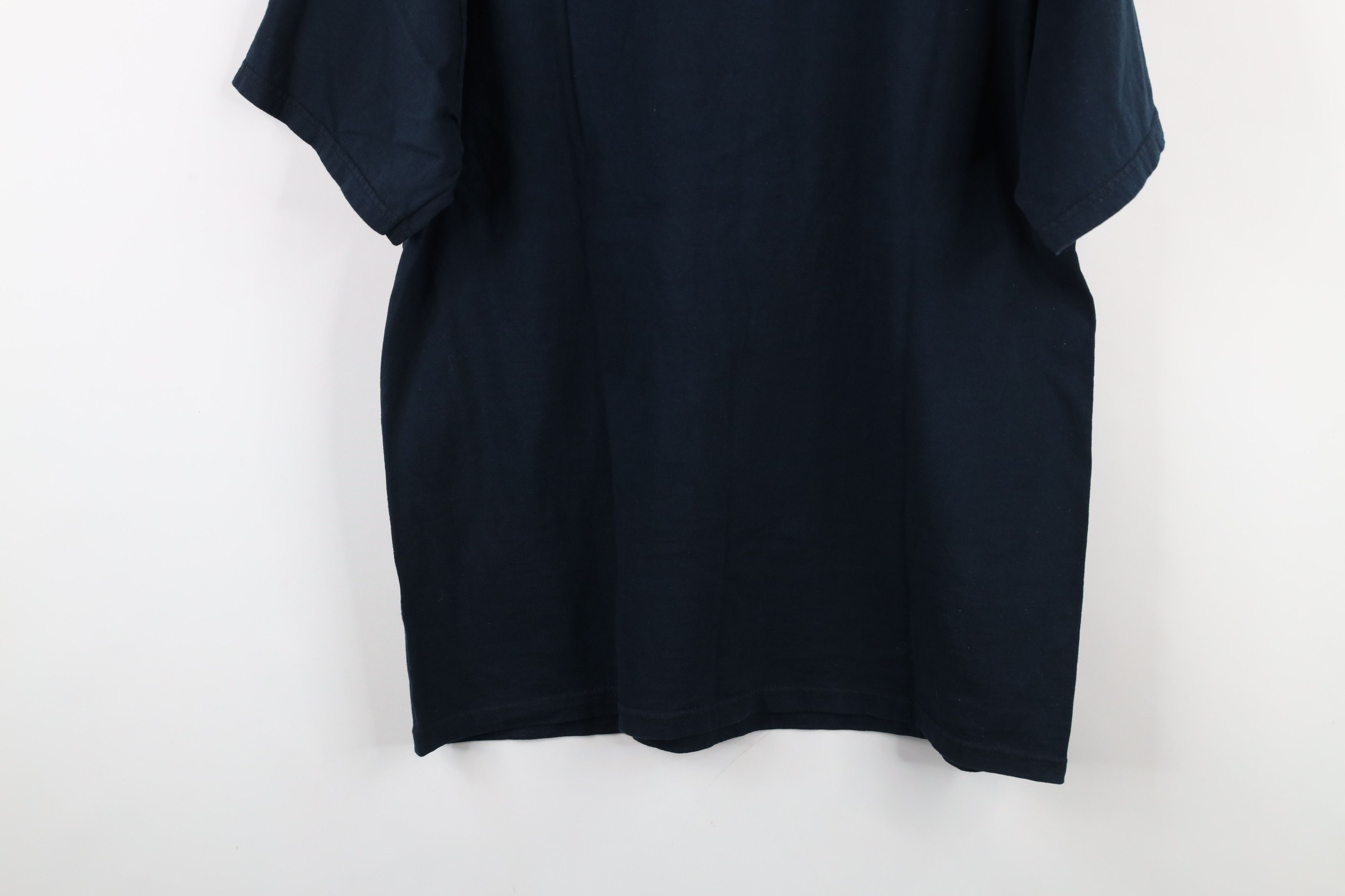 Vintage Vintage 90s Y2K Streetwear Blank Heavy Cotton T-Shirt Black Size US L / EU 52-54 / 3 - 8 Thumbnail