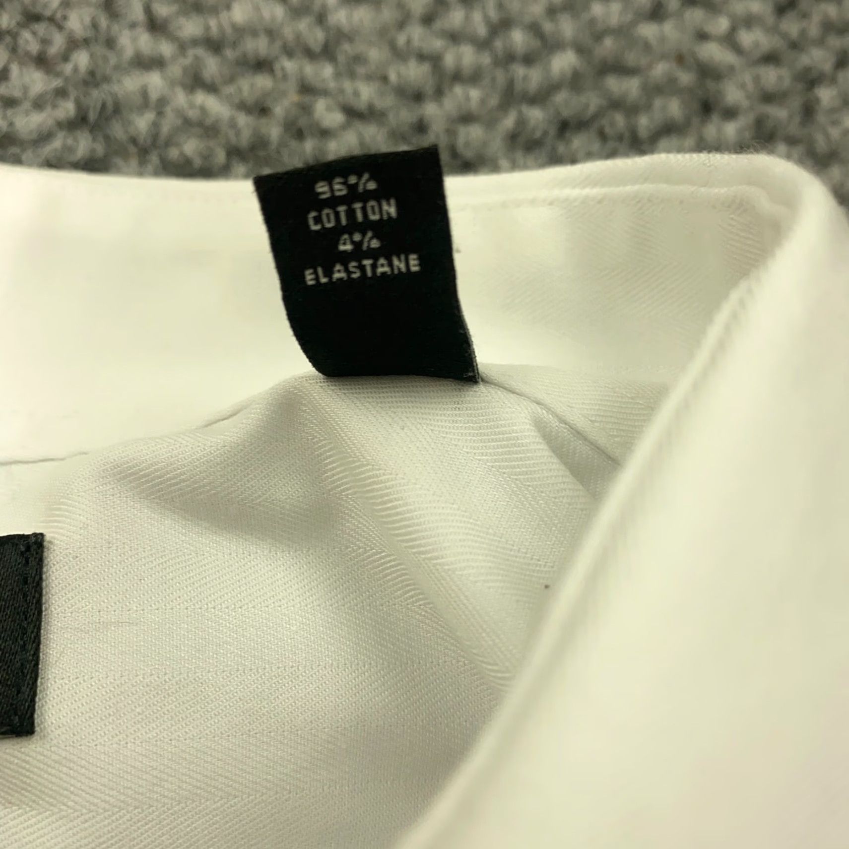 Ralph Lauren VINTAGE Ralph Lauren LRL Black Label Shirt Mens 2XL White Cotton Stretch Regular Fit Size US XXL / EU 58 / 5 - 6 Thumbnail
