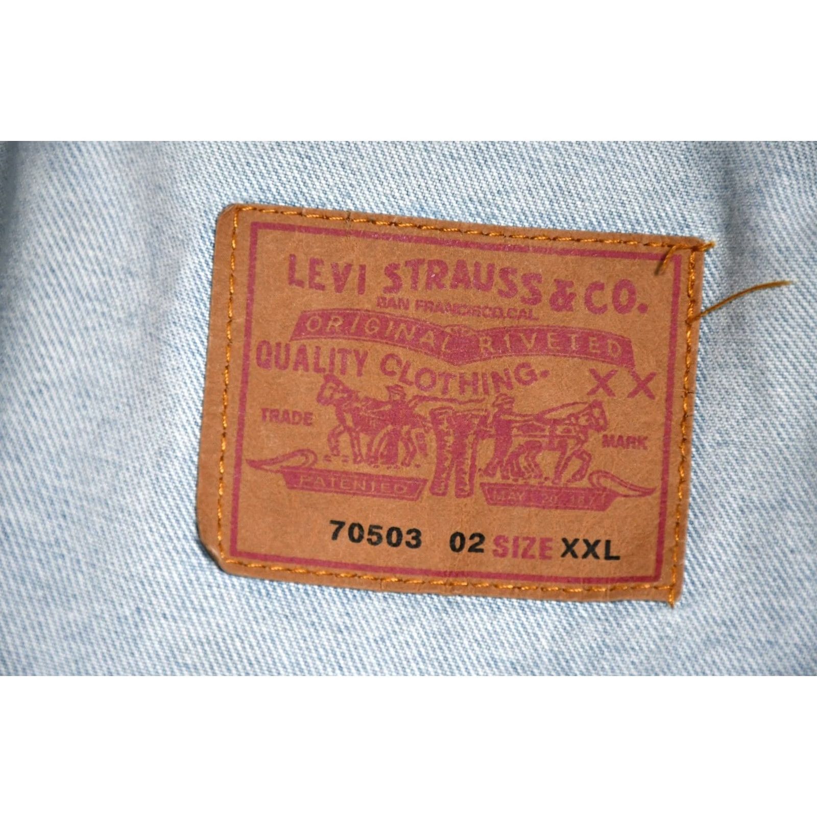 Levi's Levi's Trucker Jacket 70491 02 2XL Men Blue Denim Cotton Size 2XL Jacket Vintage not Vintage Size US XXL / EU 58 / 5 - 7 Thumbnail