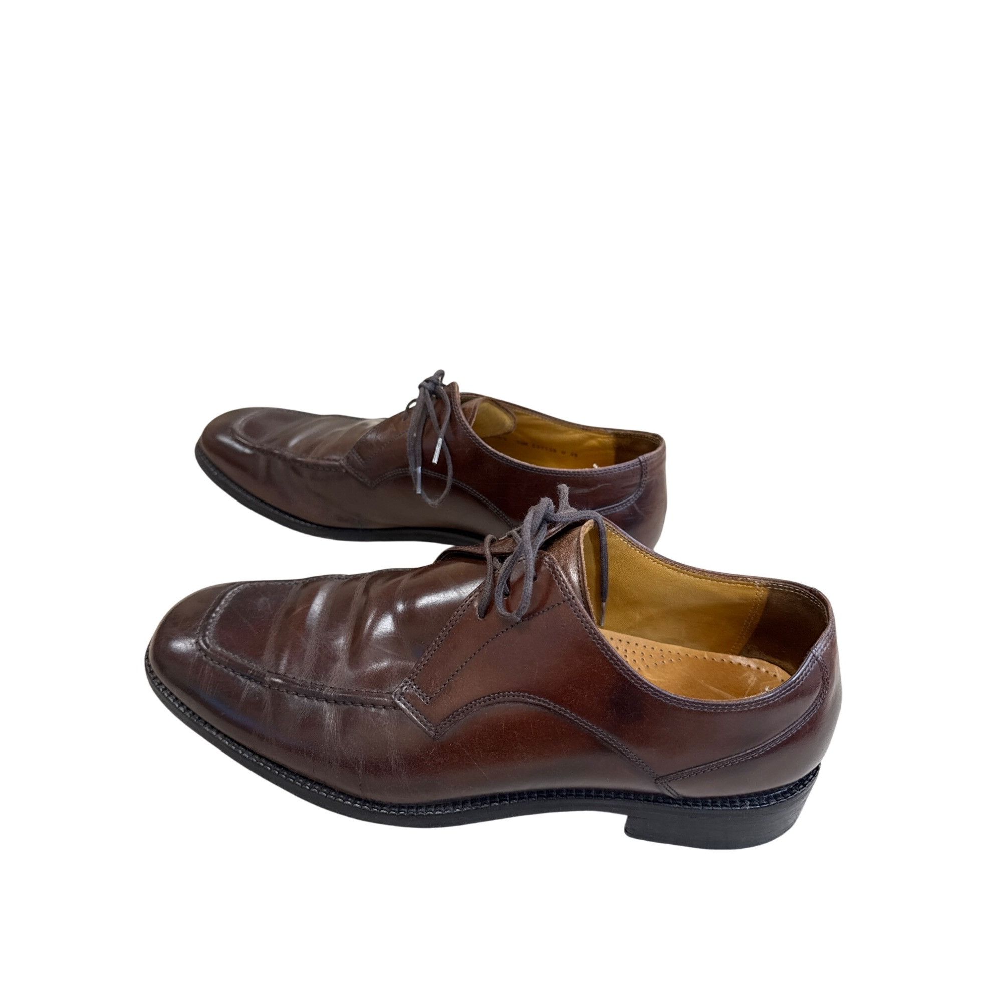 Cole Haan Cole Haan Mens Brown Leather Oxford Shoes Size 10M SKU 7800 Size US 10 / EU 43 - 3 Thumbnail