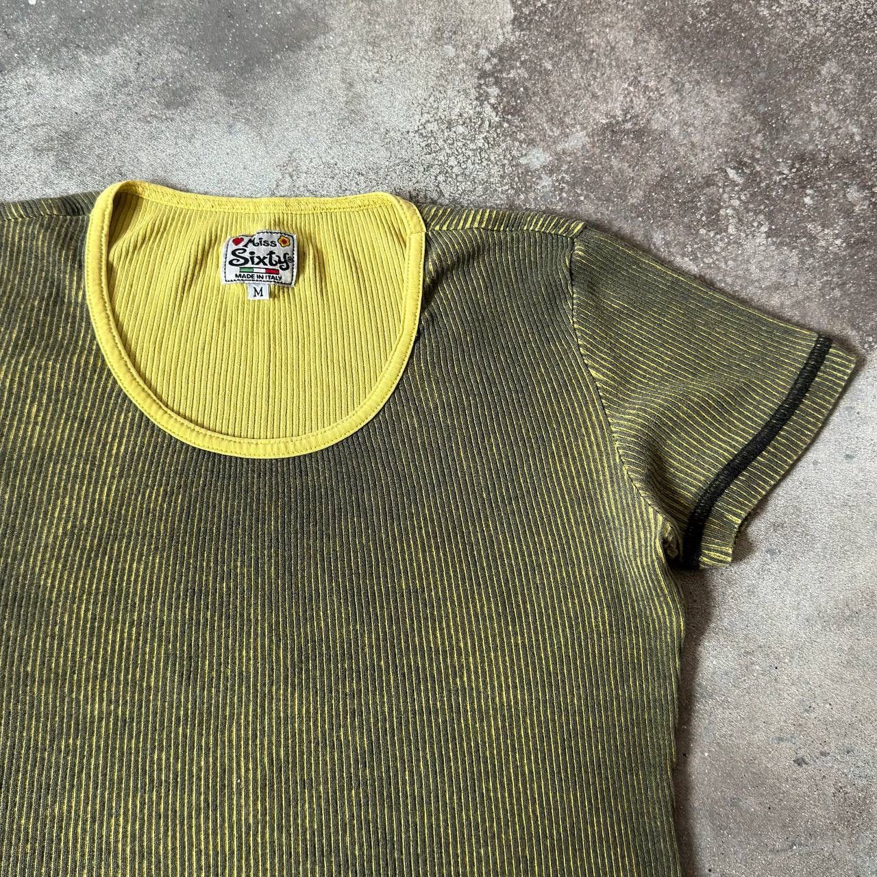 Miss Sixty Miss Sixty Vintage Washed Ribbed Top Size M / US 6-8 / IT 42-44 - 3 Thumbnail