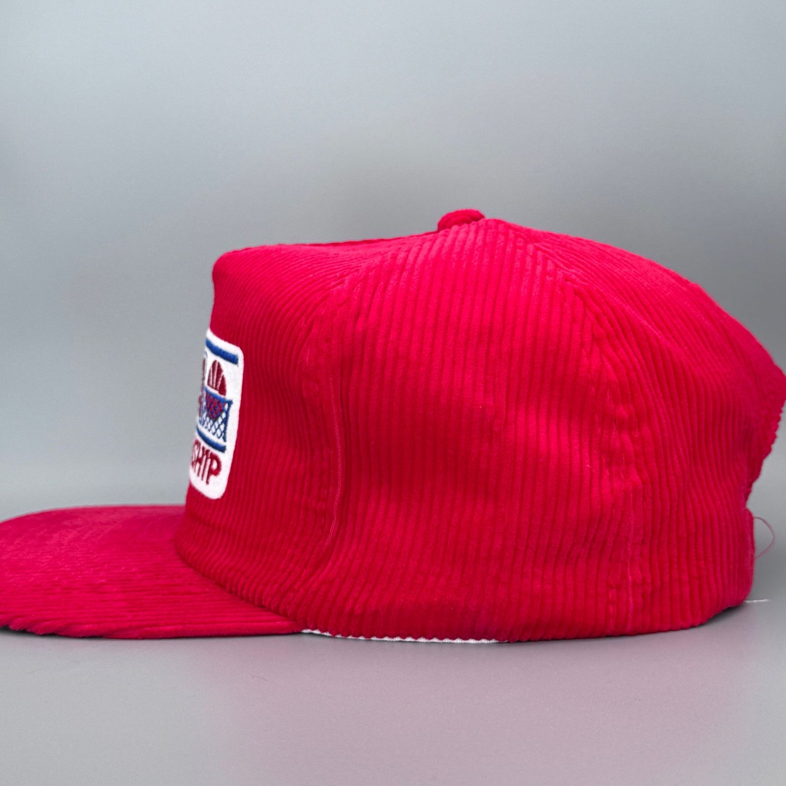 Vintage Vtg '90s NCAA Championship Red Corduroy Hat Final Four Size ONE SIZE - 2 Thumbnail