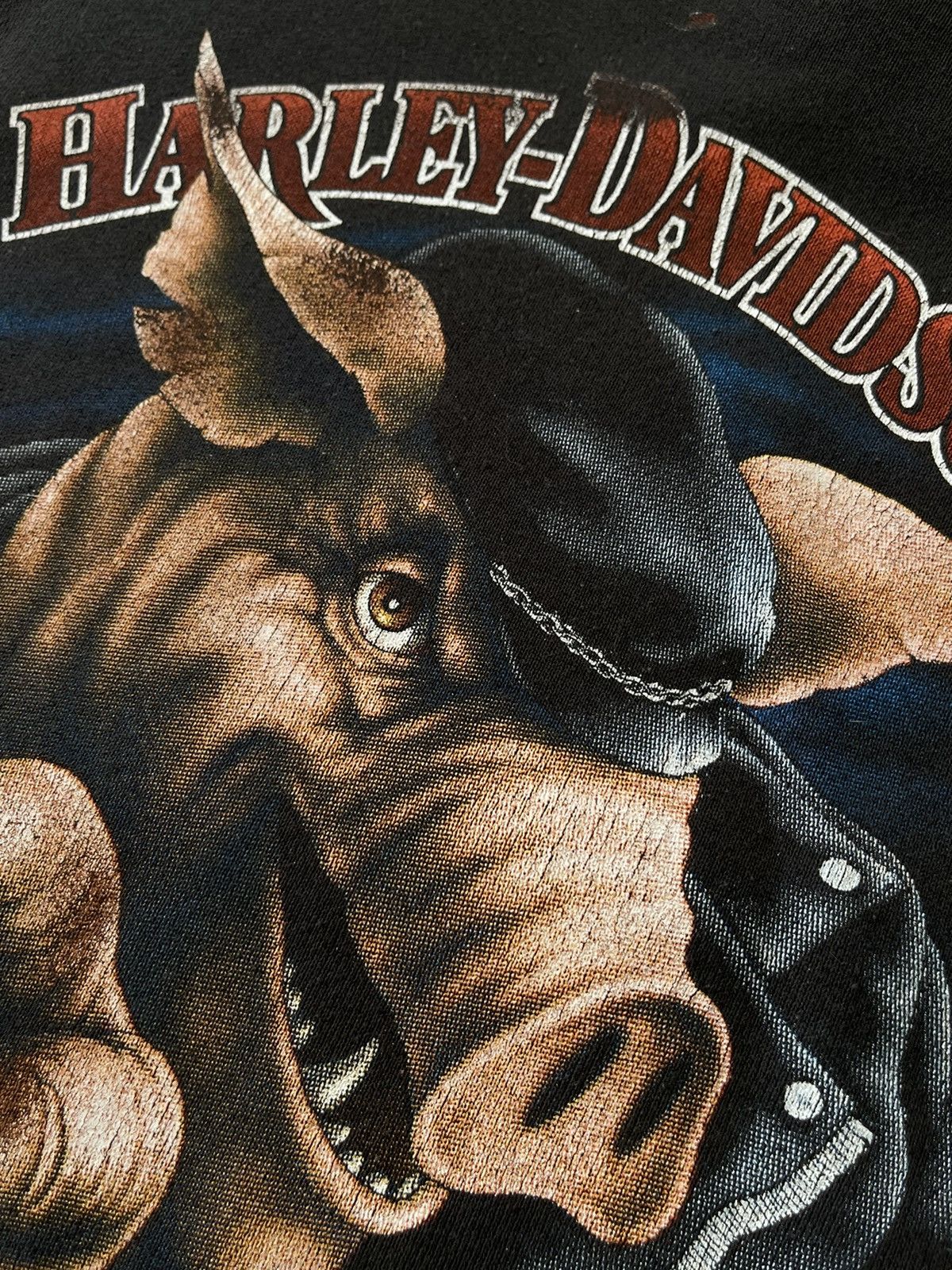 Harley Davidson Vintage 1987 3D Harley Davidson Bad to The Bone Sweatshirt Size US L / EU 52-54 / 3 - 8 Thumbnail