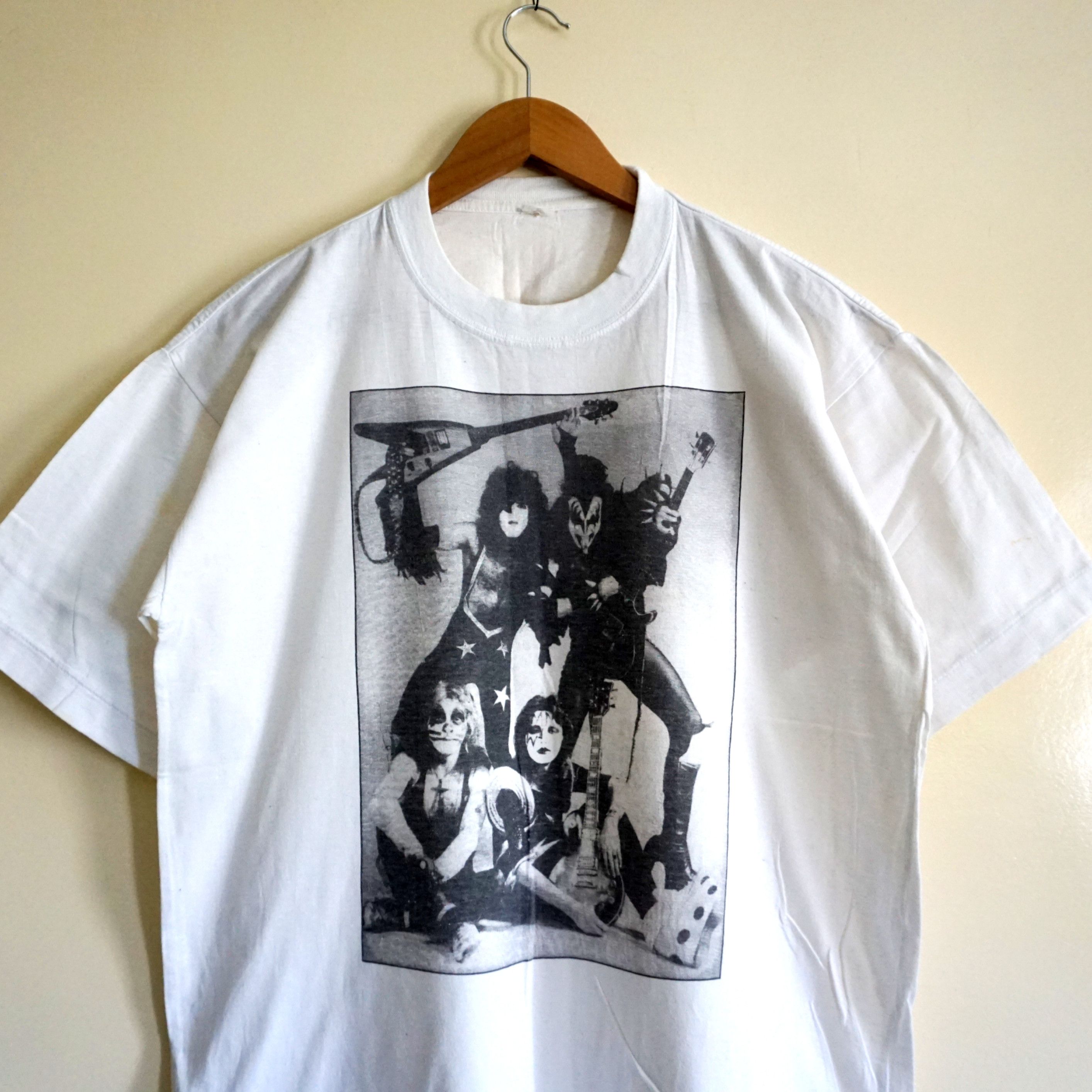 Band Tees Vintage Rare kiss bandtee 88/90s single stitch Size US XL / EU 56 / 4 - 2 Thumbnail