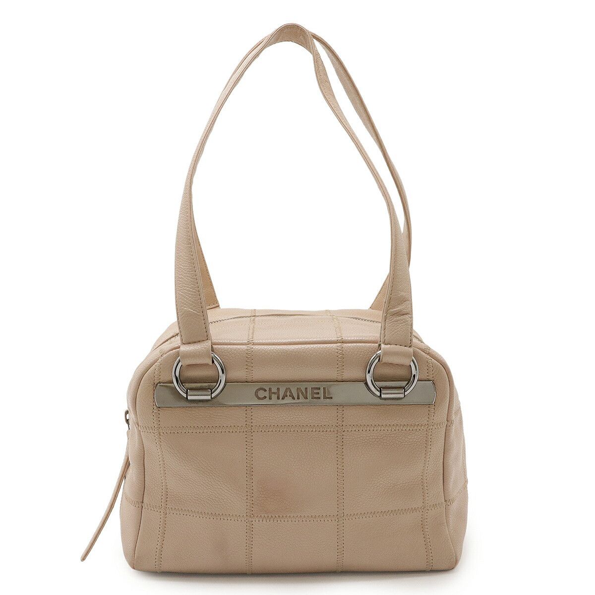 Chanel Chanel Choco Bar Caviar 2way Bag Leather Shoulder Bag A26134 DUTY FREE for USA