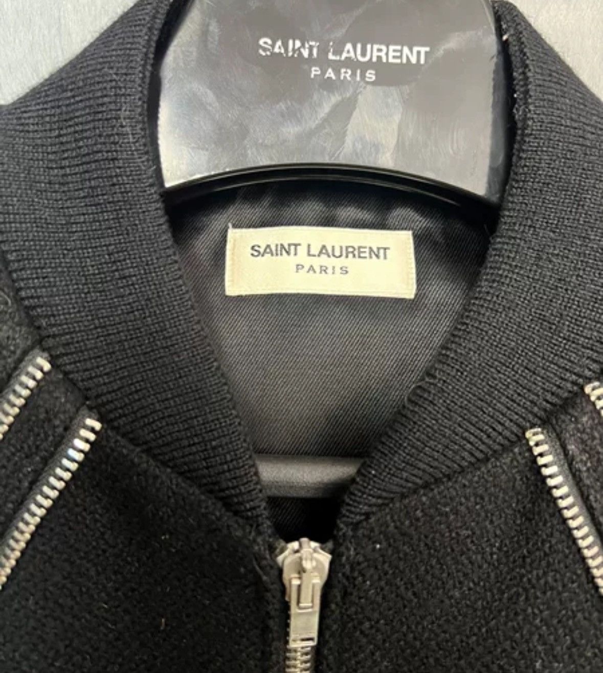 Saint Laurent Paris × Yves Saint Laurent Saint Laurent SLP Authentic Multi Wool Teddy Baseball Jacket Size US S / EU 44-46 / 1 - 4 Thumbnail