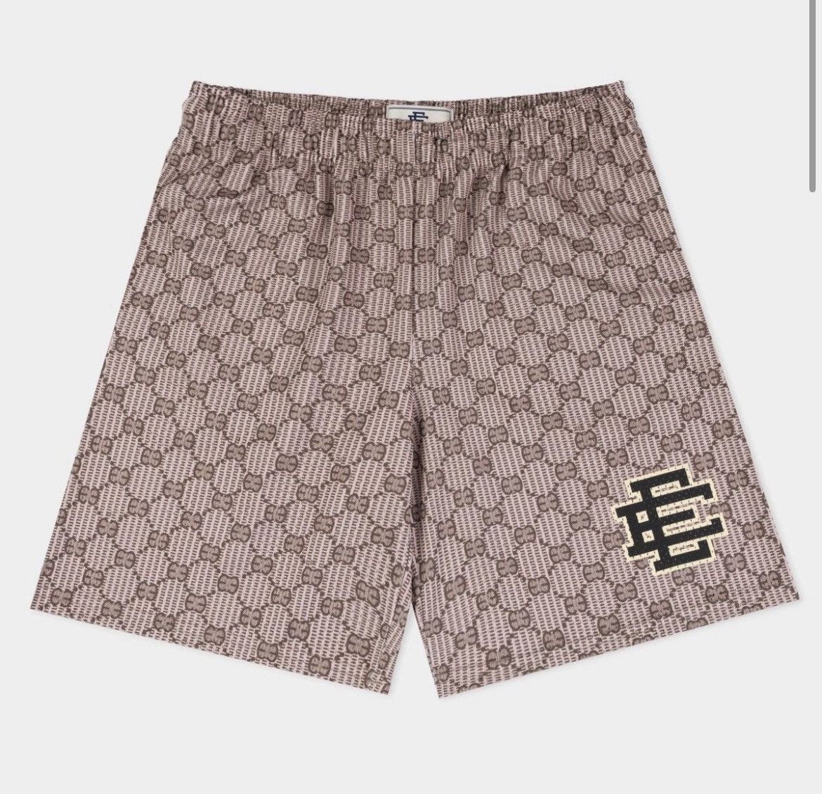 Eric Emanuel Eric Emanuel Gucci Print beige shorts medium Size US 30 / EU 46 - 1 Thumbnail