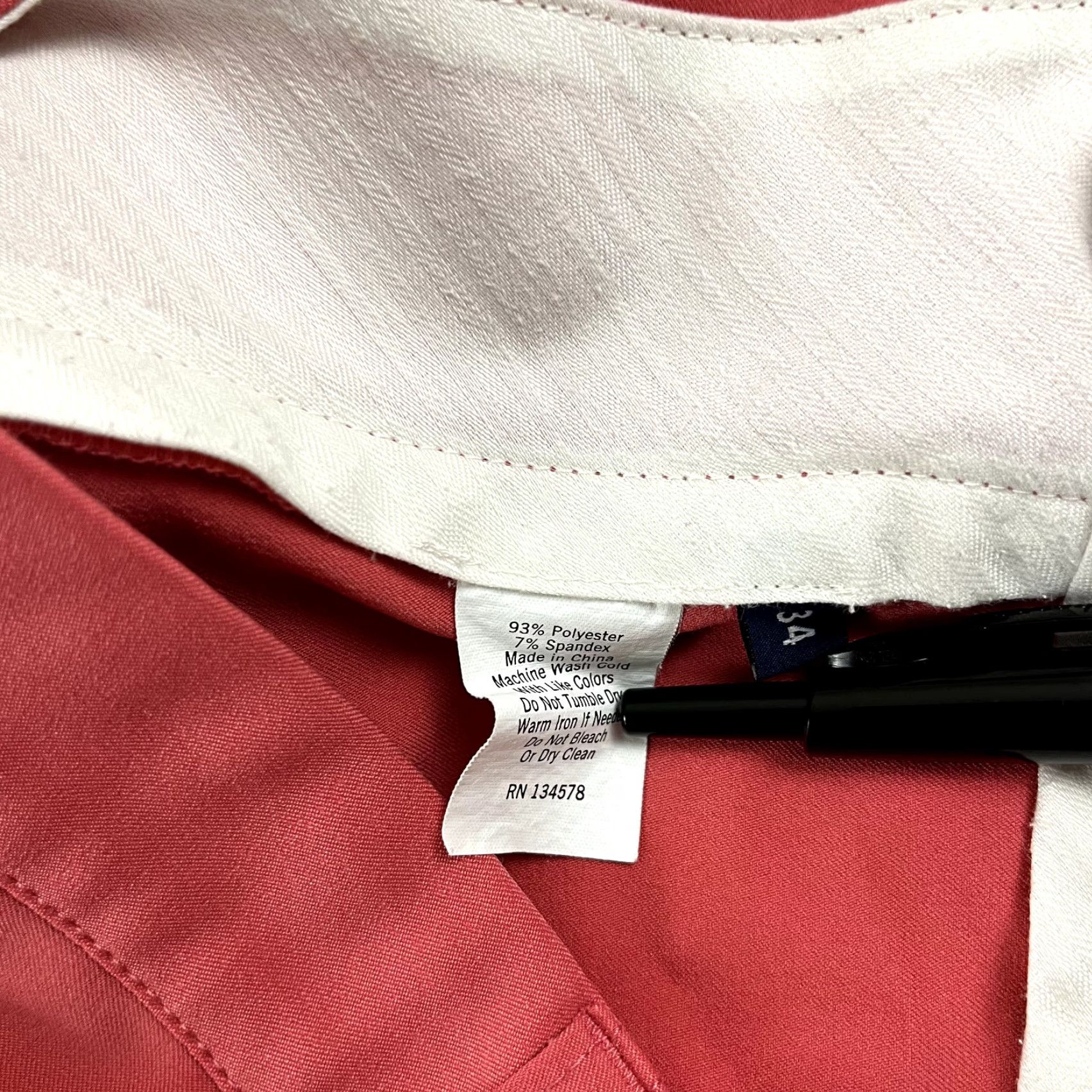 Vineyard Vines VINEYARD VINES Shorts Mens Regular Pink 34 9" Links Golf Performance Stretch Prep Casual Beach Outdoor Summer Size US 34 / EU 50 - 5 Thumbnail
