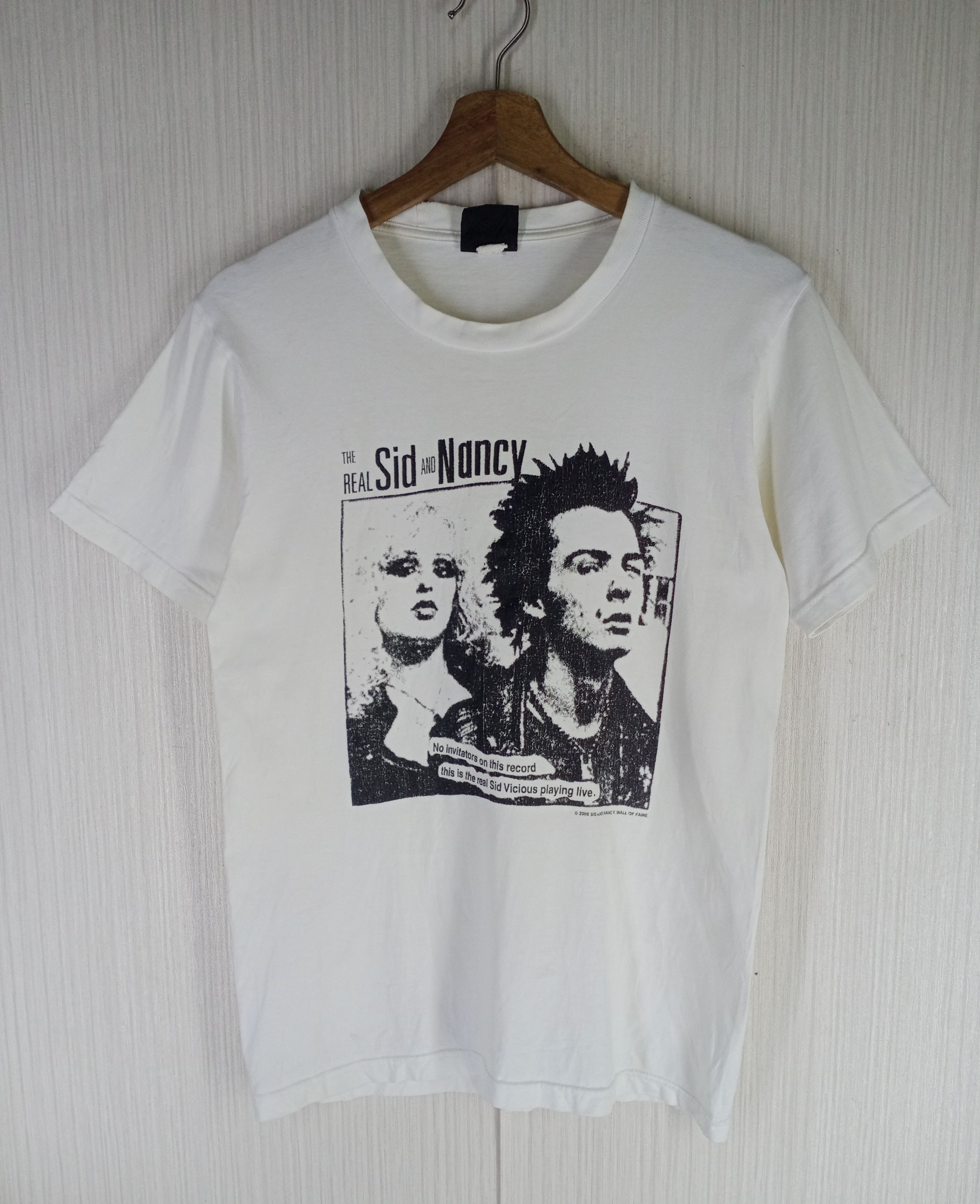 Band Tees Vintage Sid and Nancy SID VICIOUS Tshirt Sex Pistols Band Size US S / EU 44-46 / 1 - 2 Thumbnail