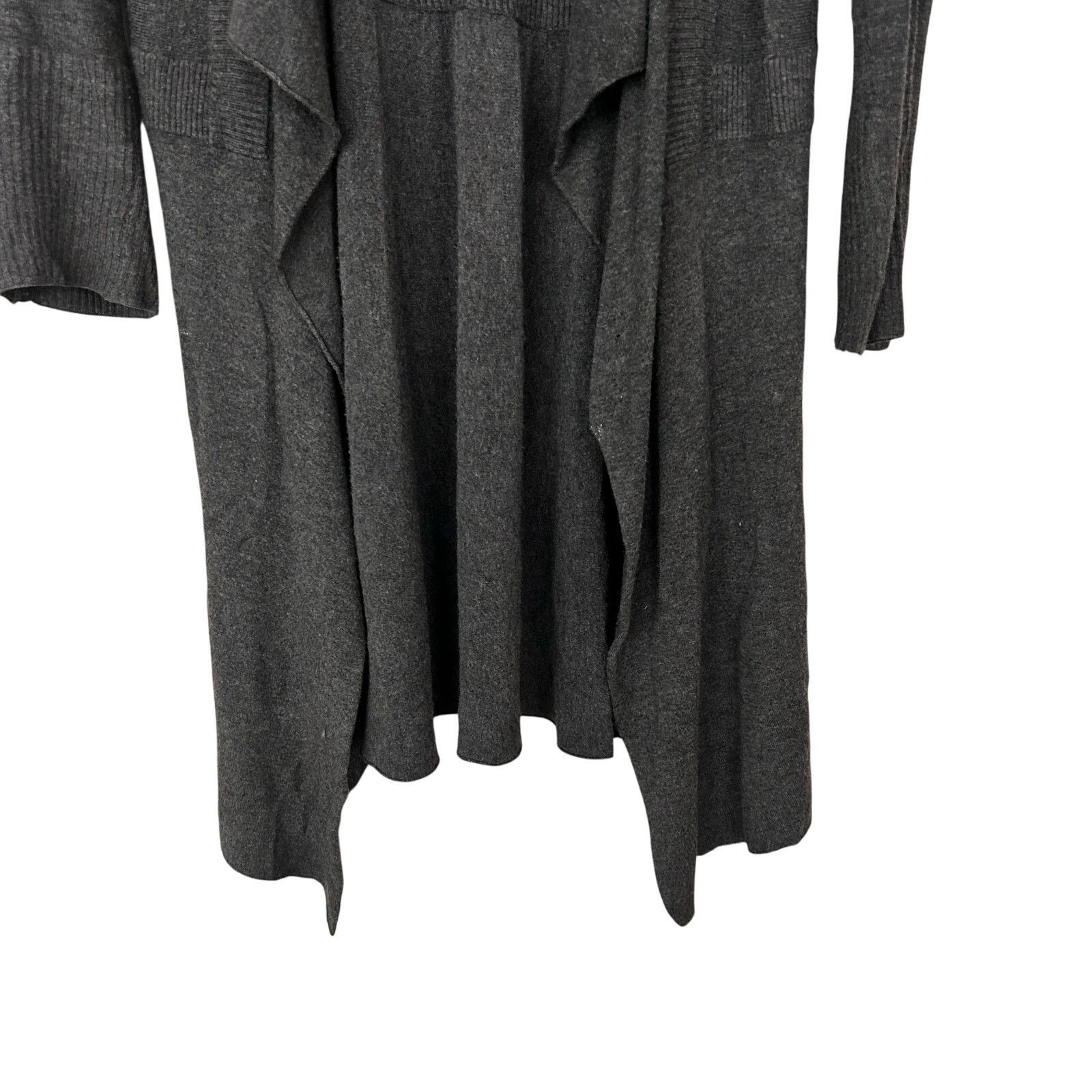 Eileen Fisher Eileen Fisher Gray Open Front Cardigan Sz XS Size XS / US 0-2 / IT 36-38 - 4 Thumbnail