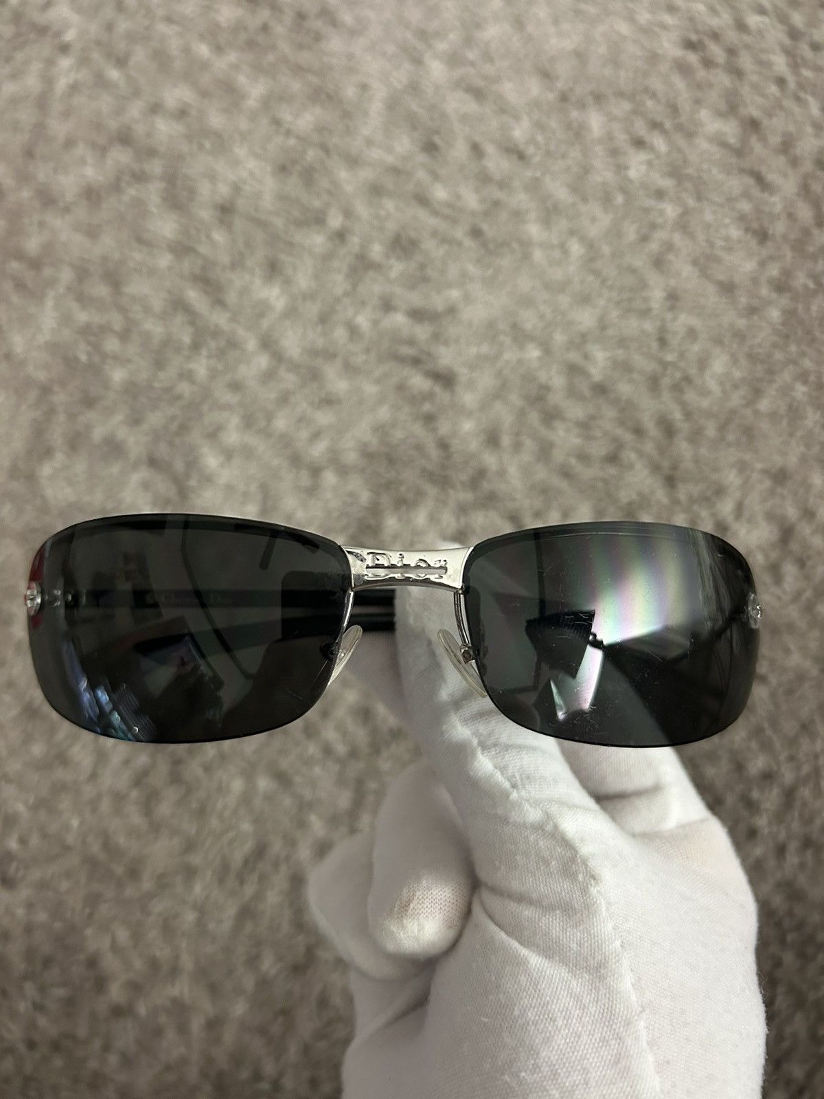 Dior Dior Adiorable 3 YB7R7 Logo Sunglasses Size ONE SIZE - 4 Thumbnail