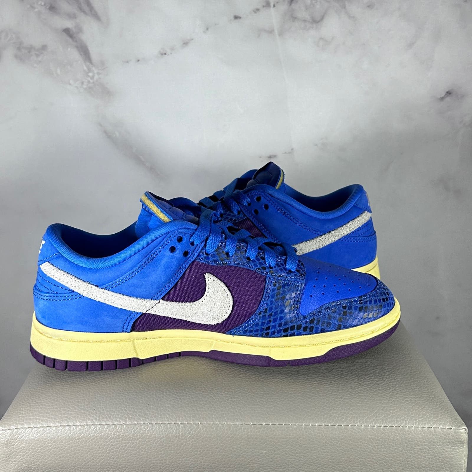 Nike × Undefeated Dunk Low ‘5 On It’ Blue Size US 8 / IT 38 - 8 Thumbnail