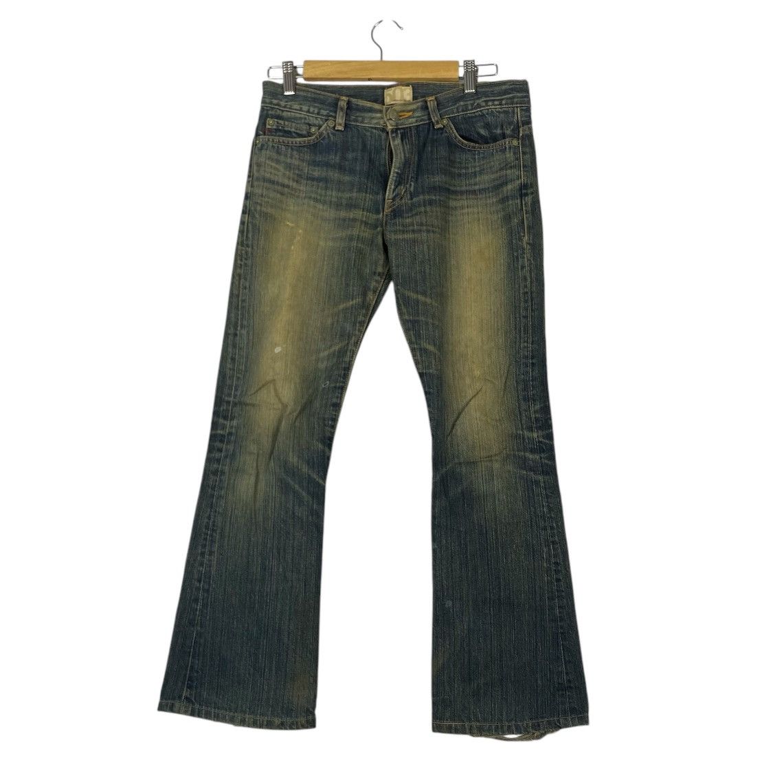 Designer × Edwin × Vintage Vintage Edwin 503 SD Super Flare Denim Inspired Tornado Mart Size 32" / US 10 / IT 46 - 1 Thumbnail