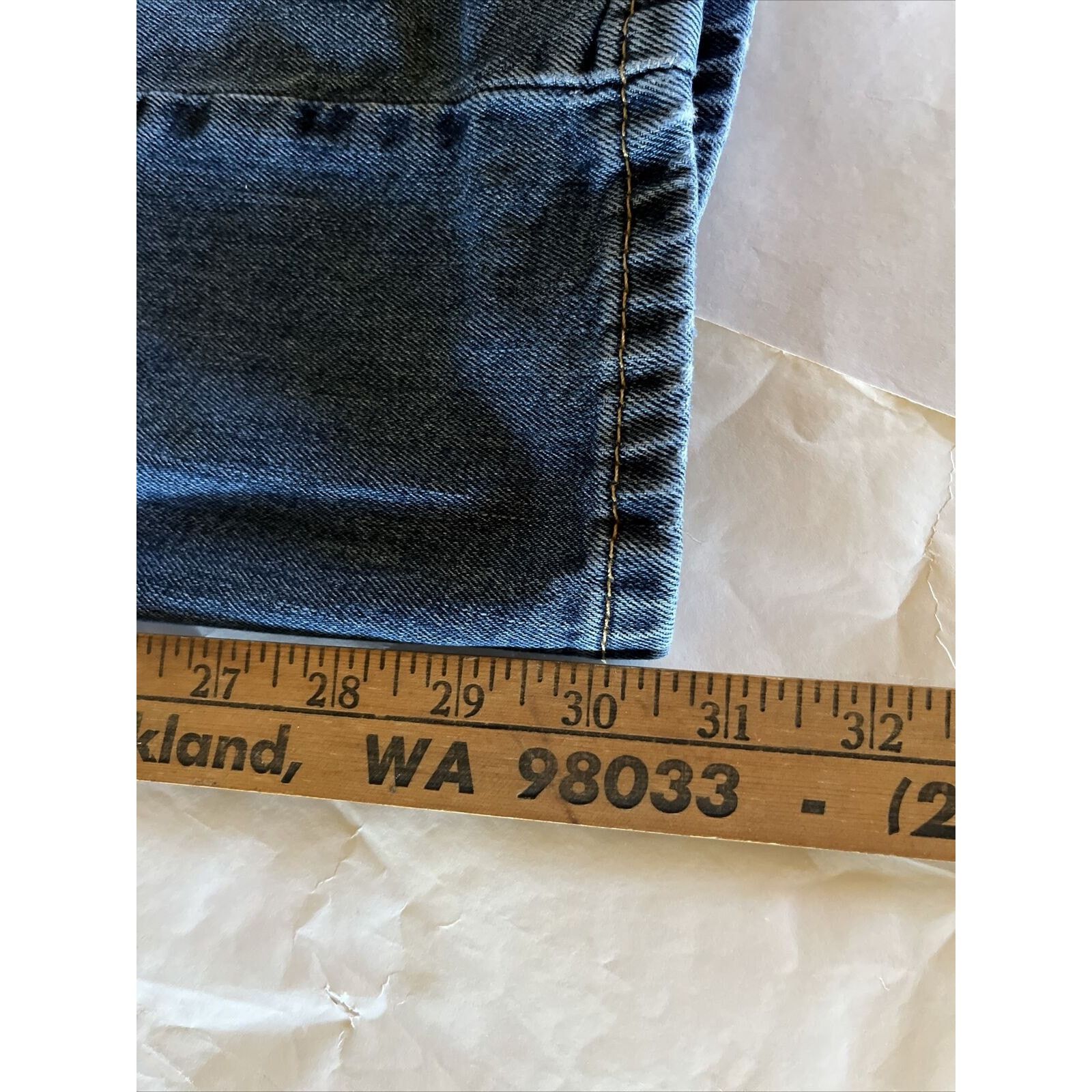 Levi's Levi's 505 Men's Jeans 31x31 Regular Outdoor cotton Med Blue Size US 32 / EU 48 - 7 Thumbnail