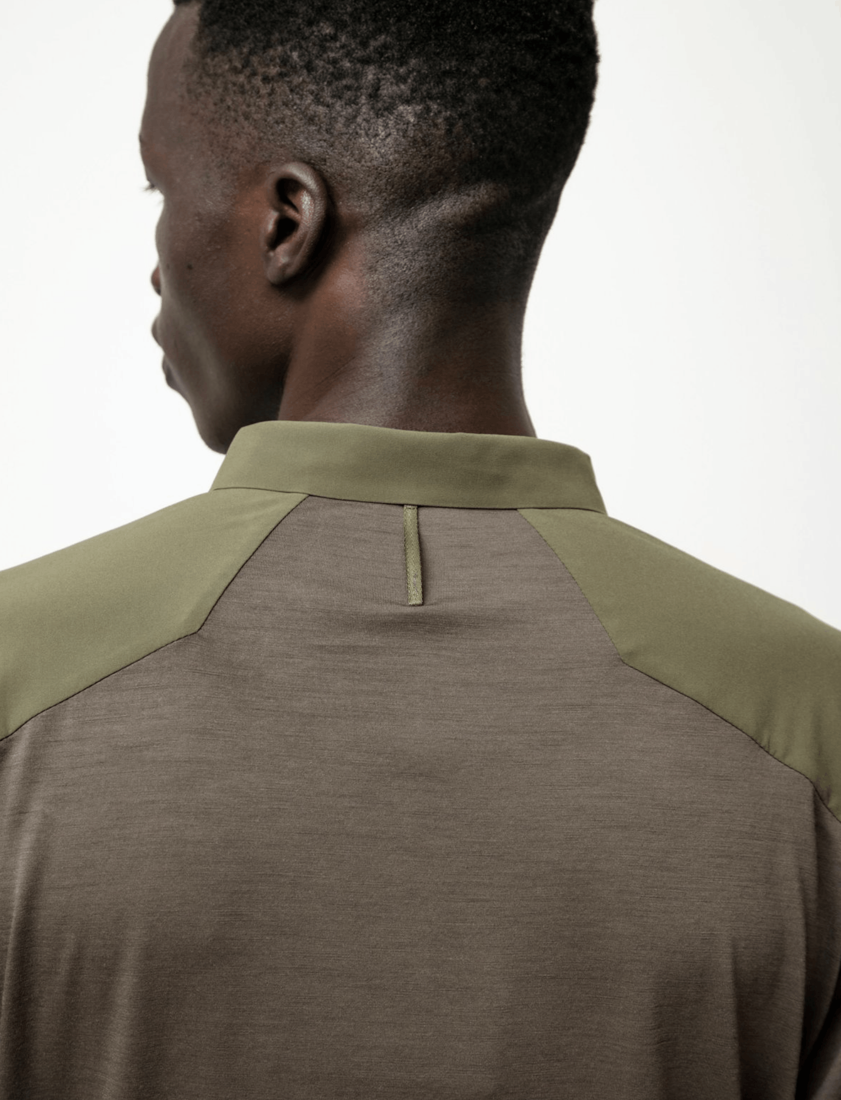 Veilance Arc'teryx Veilance Frame LS Polo Shirt, Olive Size US L / EU 52-54 / 3 - 2 Thumbnail