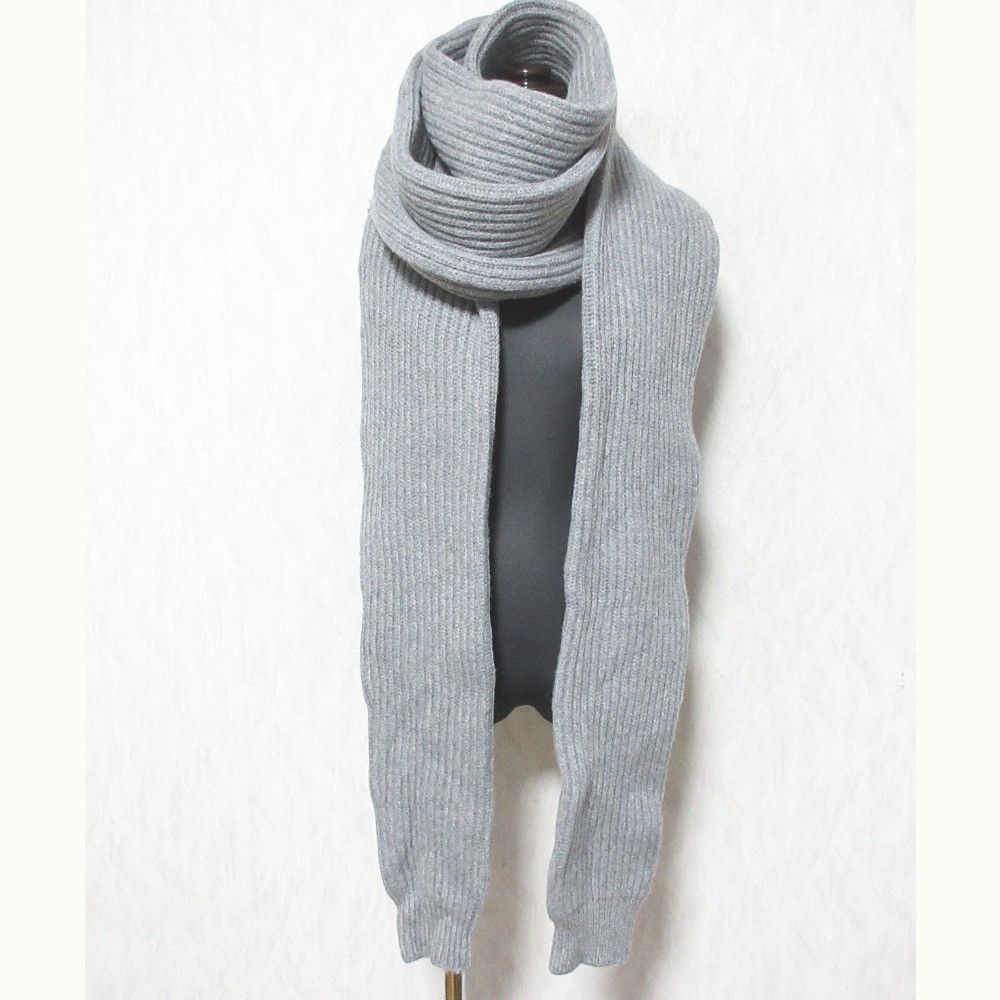 Acne Studios Acne Studios Acne Studios Sleeve Design Wool Scarf Cotton Scarf 15098570000130 DUTY FREE for USA Size ONE SIZE - 1 Thumbnail