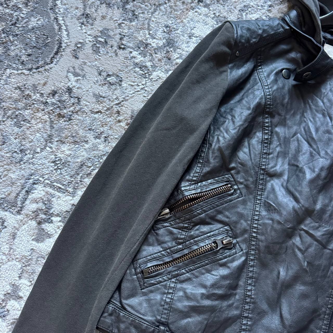 Japanese Brand Japanese Goth Utility Biker Jacket Side Breasted Zip Up Size US M / EU 48-50 / 2 - 5 Thumbnail