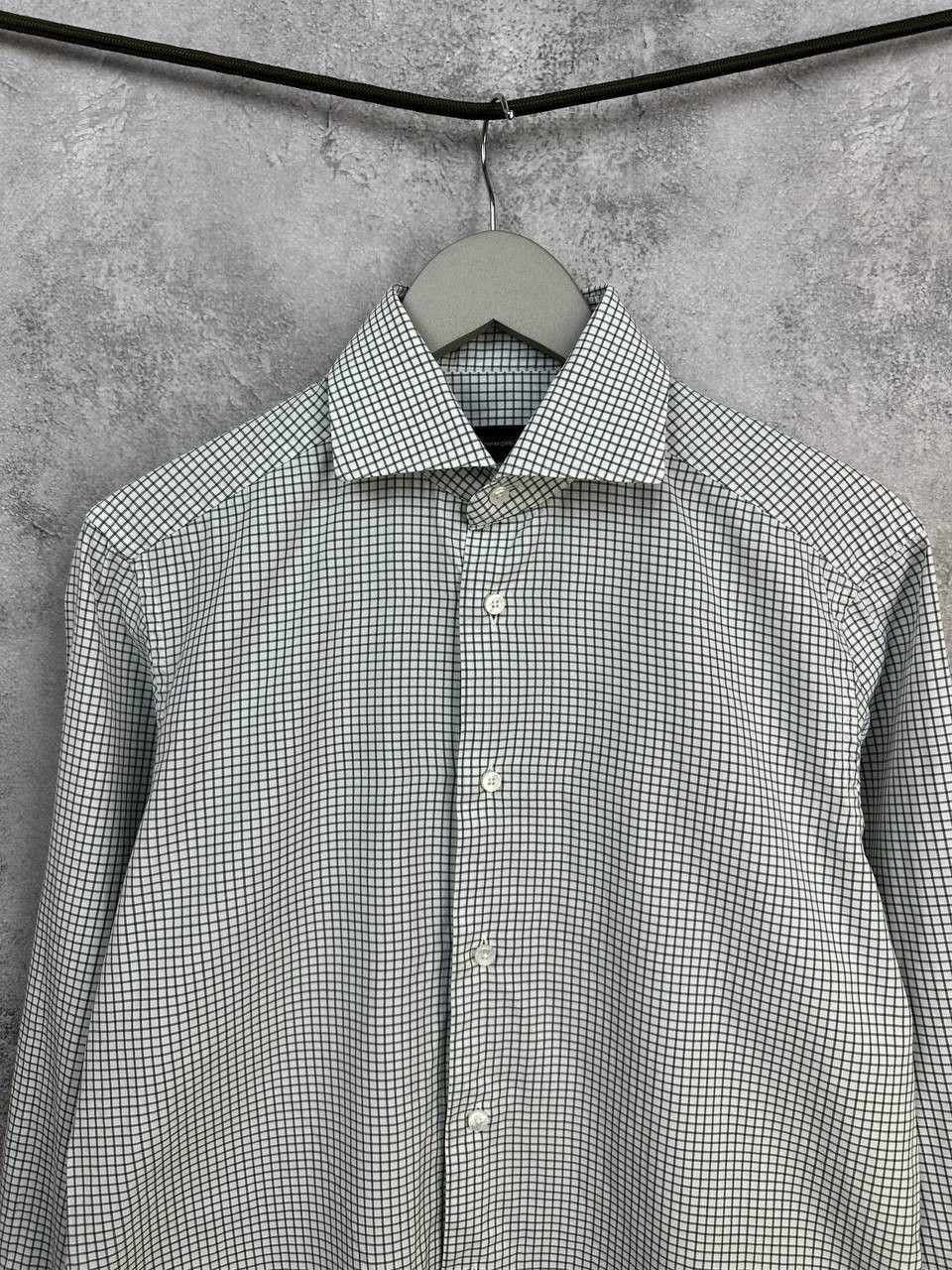 Ermenegildo Zegna Ermenegildo Zegna Trofeo Button Up Shirt Poplin Tailored Fit Size US M / EU 48-50 / 2 - 4 Thumbnail
