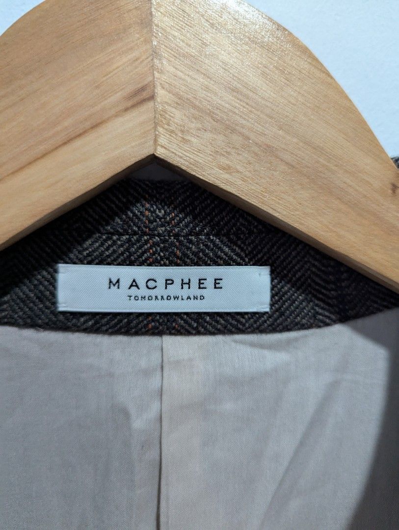 Tomorrowland Macphee Japan Vintage Tweed Double-Breasted Jacket Size S / US 4 / IT 40 - 7 Thumbnail