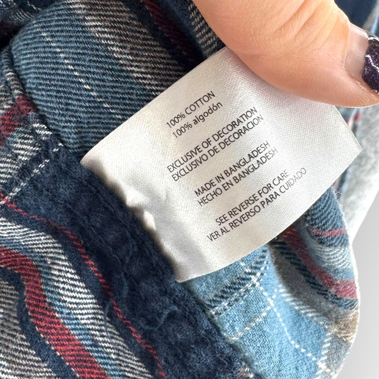 Eddie Bauer Eddie Bauer Favorite Classic Flannel Shirt Mens L Blue Plaid Size US L / EU 52-54 / 3 - 6 Thumbnail